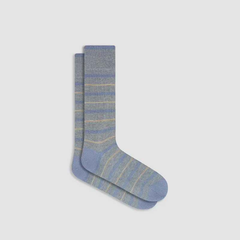Striped Mid-Calf Socks sold by Bugatchi