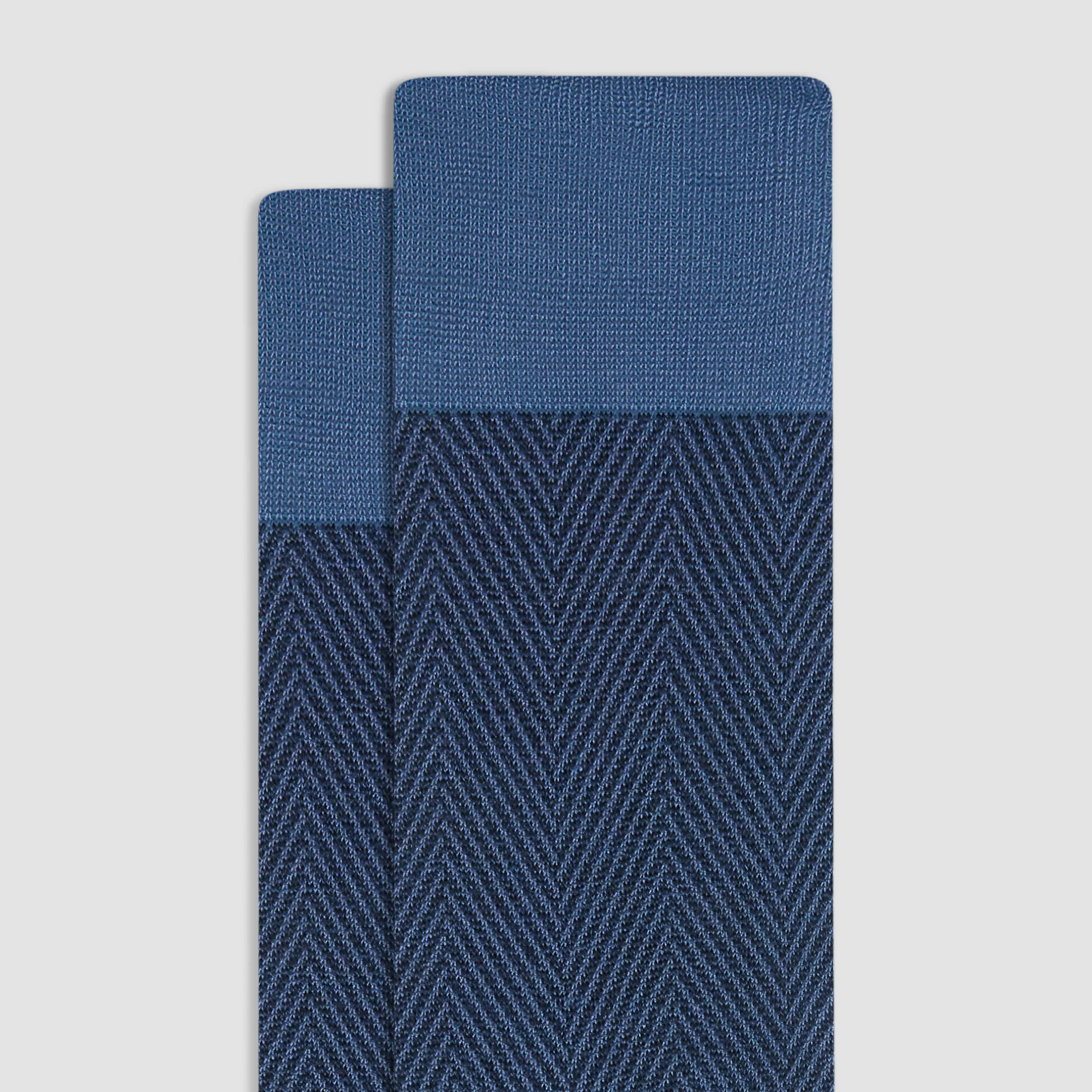 Herringbone Mid-Calf Socks sold by Bugatchi product image thumbnail 2