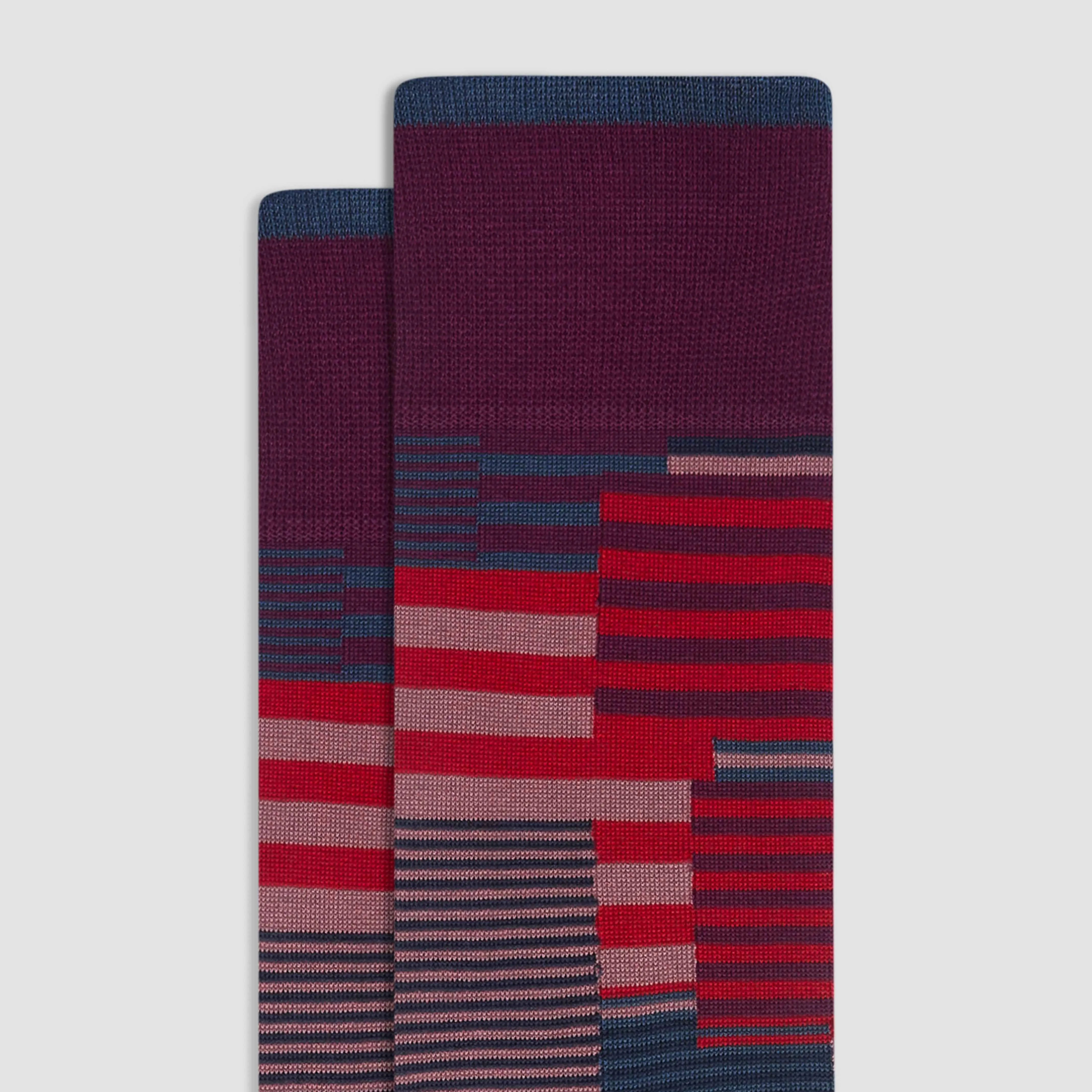 Striped Mid-Calf Socks sold by Bugatchi product image thumbnail 2