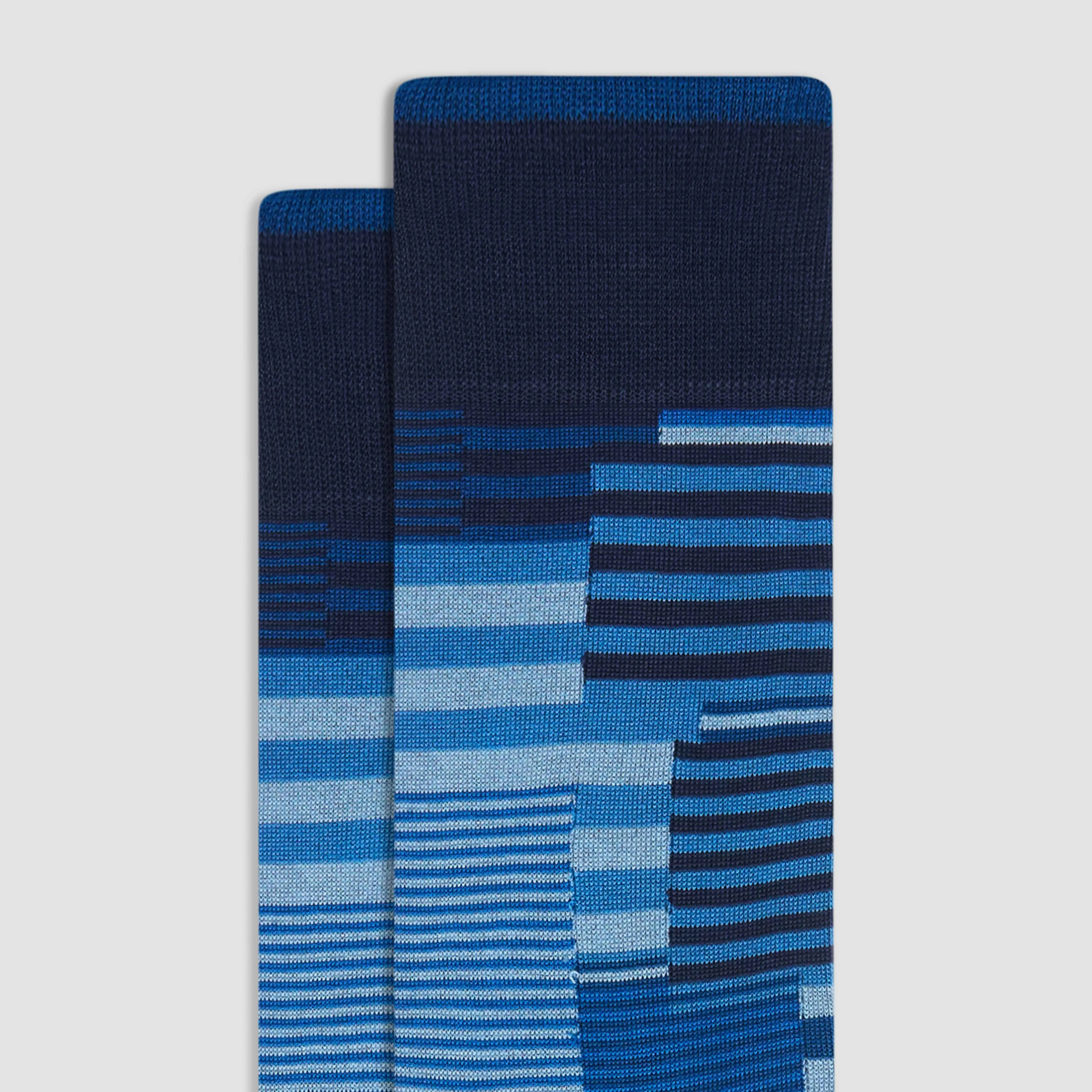 Striped Mid-Calf Socks sold by Bugatchi product image thumbnail 2