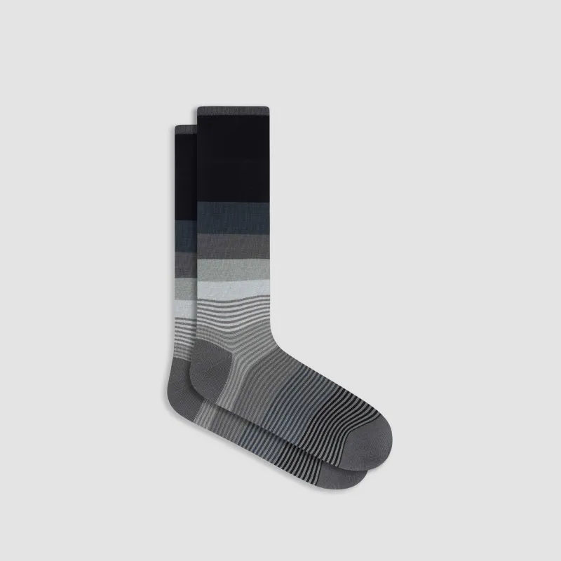 Striped Mid-Calf Socks sold by Bugatchi