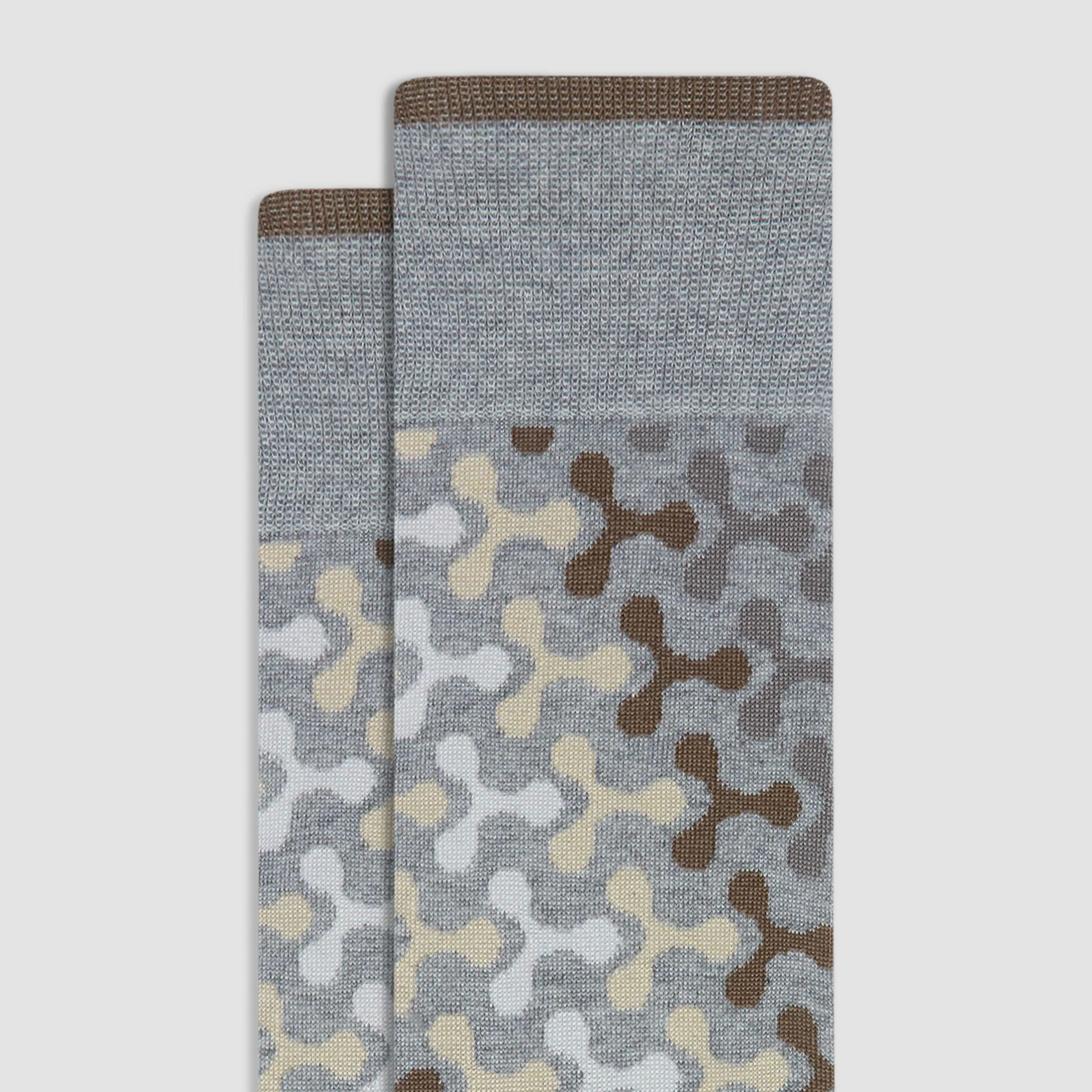 Geometric Mid-Calf Socks sold by Bugatchi product image thumbnail 2