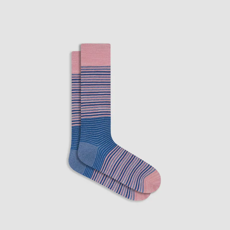 Striped Mid-Calf Socks sold by Bugatchi