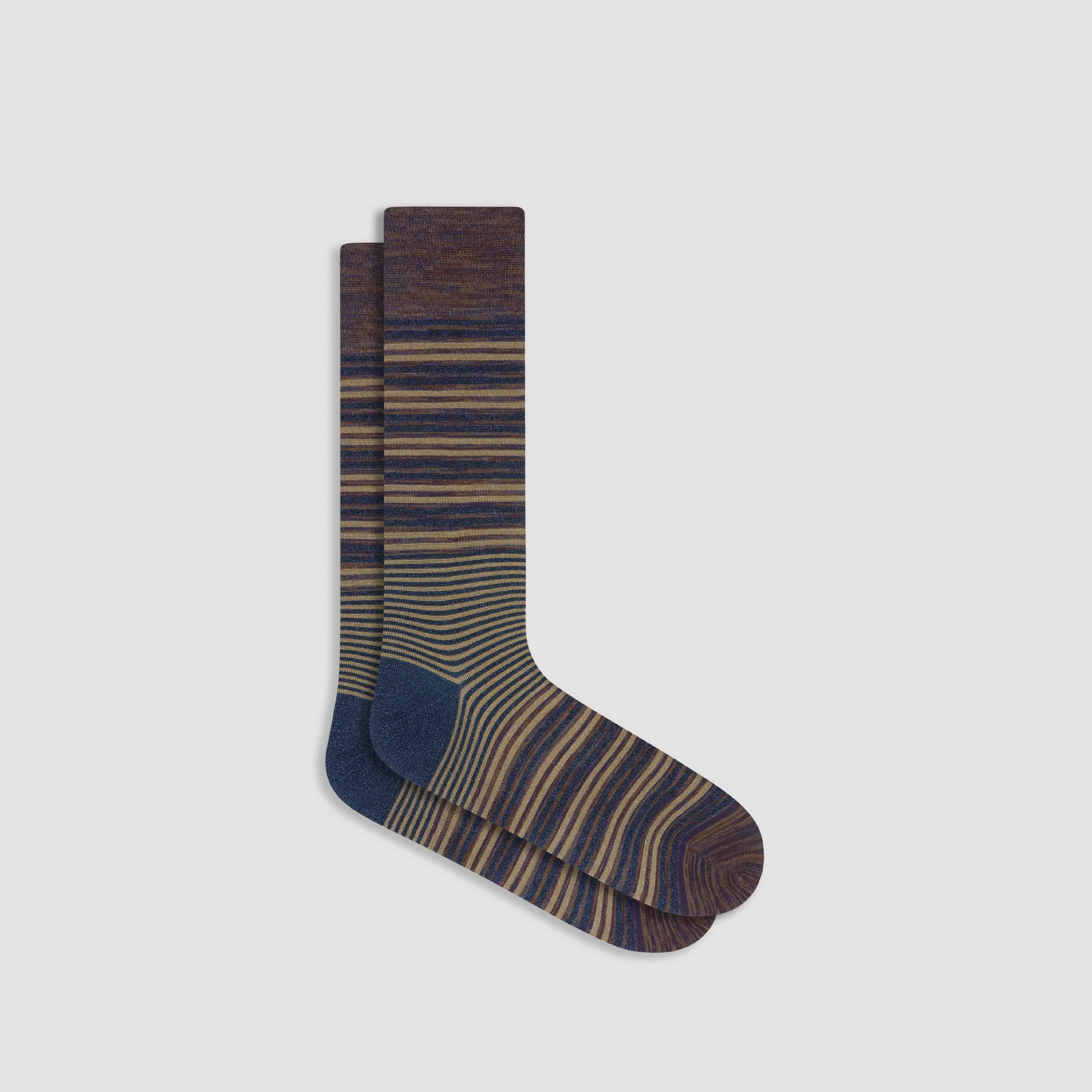 Striped Mid-Calf Socks sold by Bugatchi