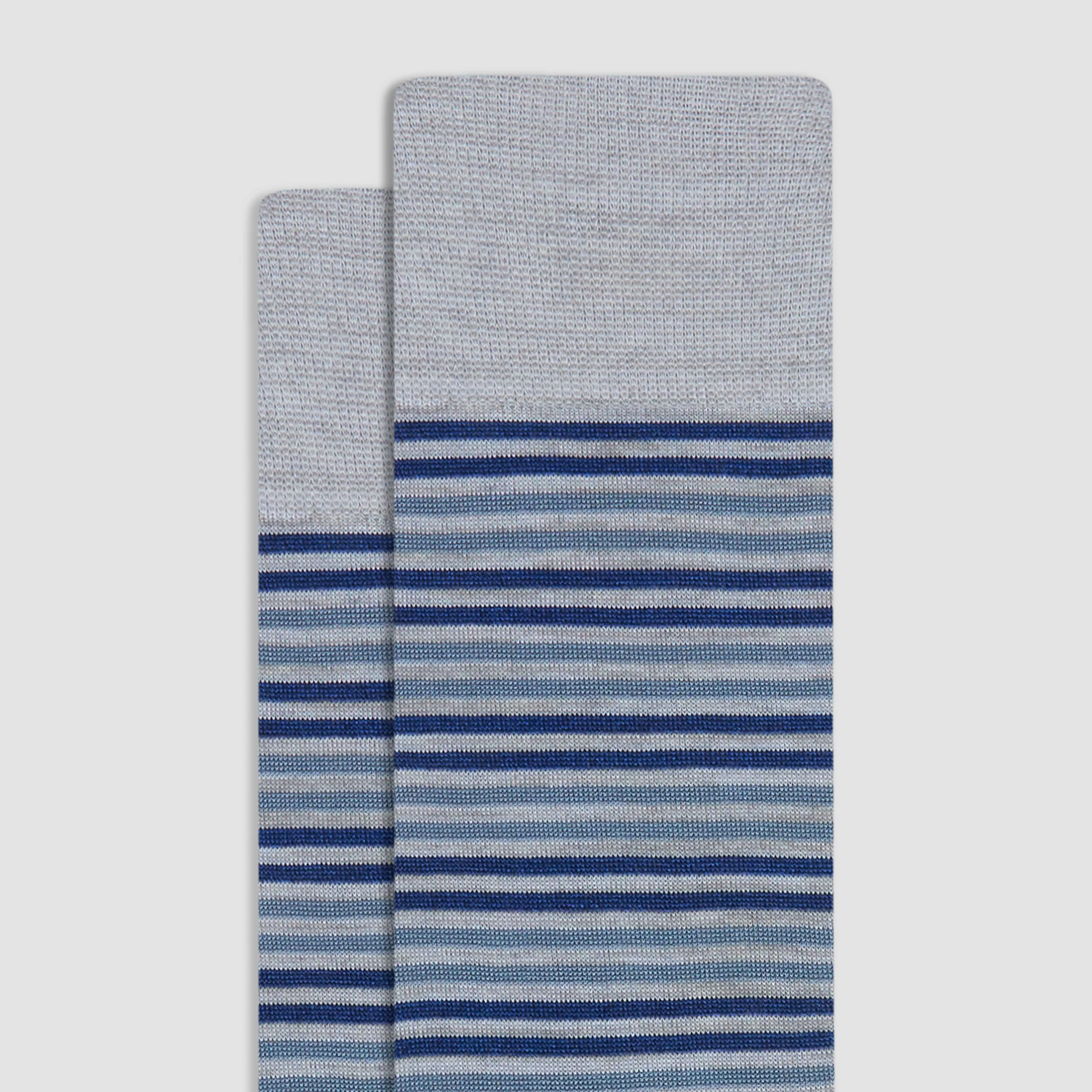 Striped Mid-Calf Socks sold by Bugatchi product image thumbnail 2