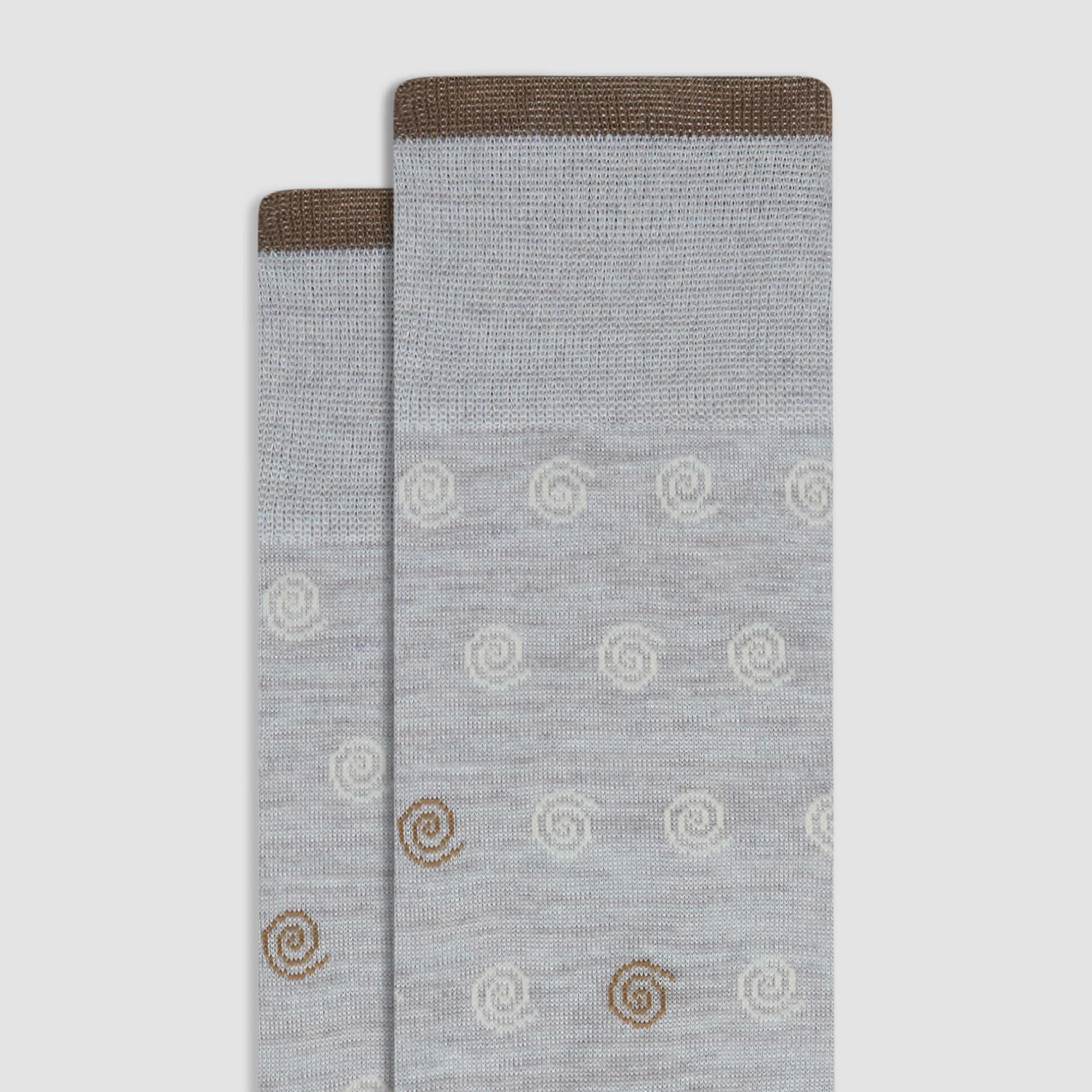 Curls & Swirls Mid-Calf Socks sold by Bugatchi product image thumbnail 2