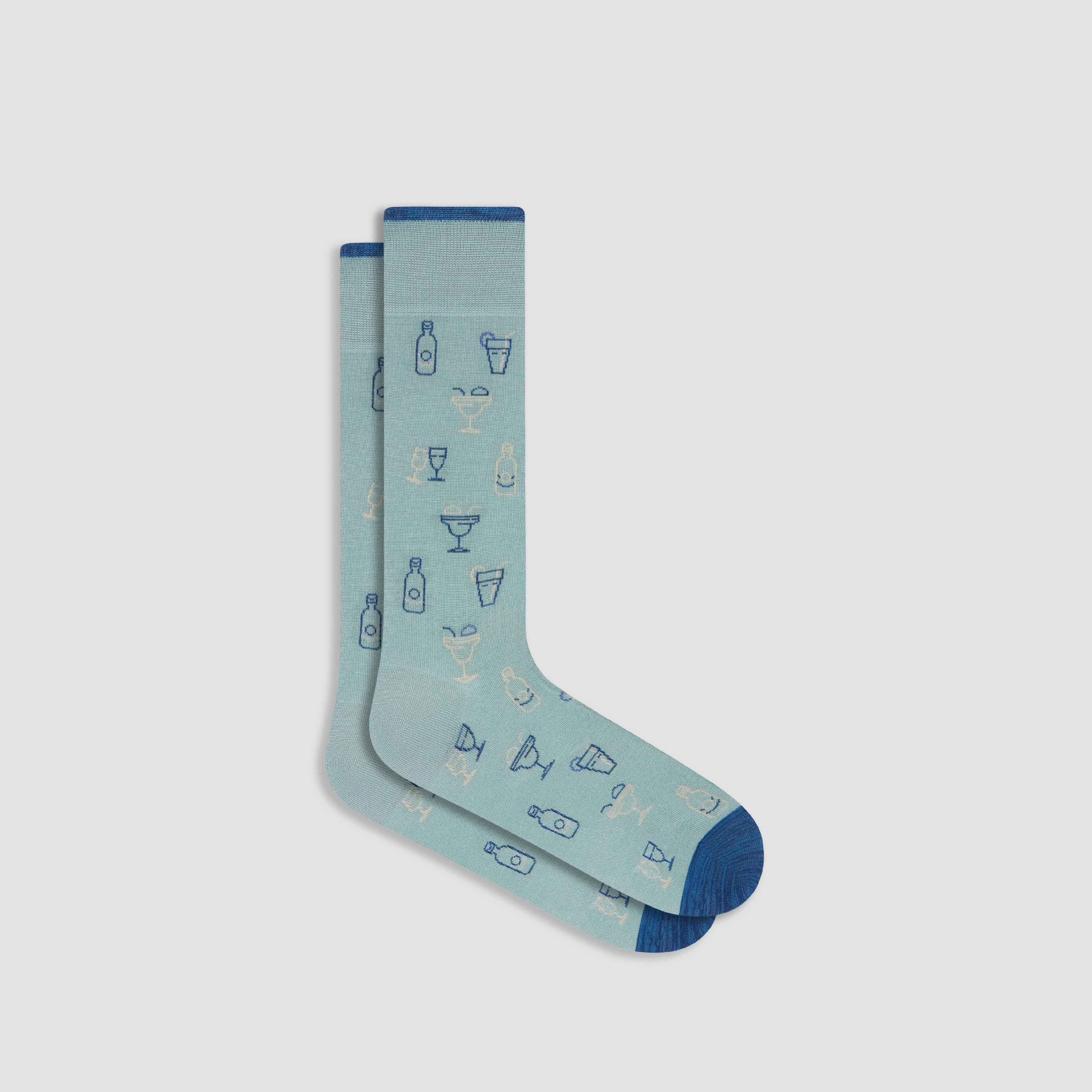 Cocktail Mid-Calf Socks sold by Bugatchi