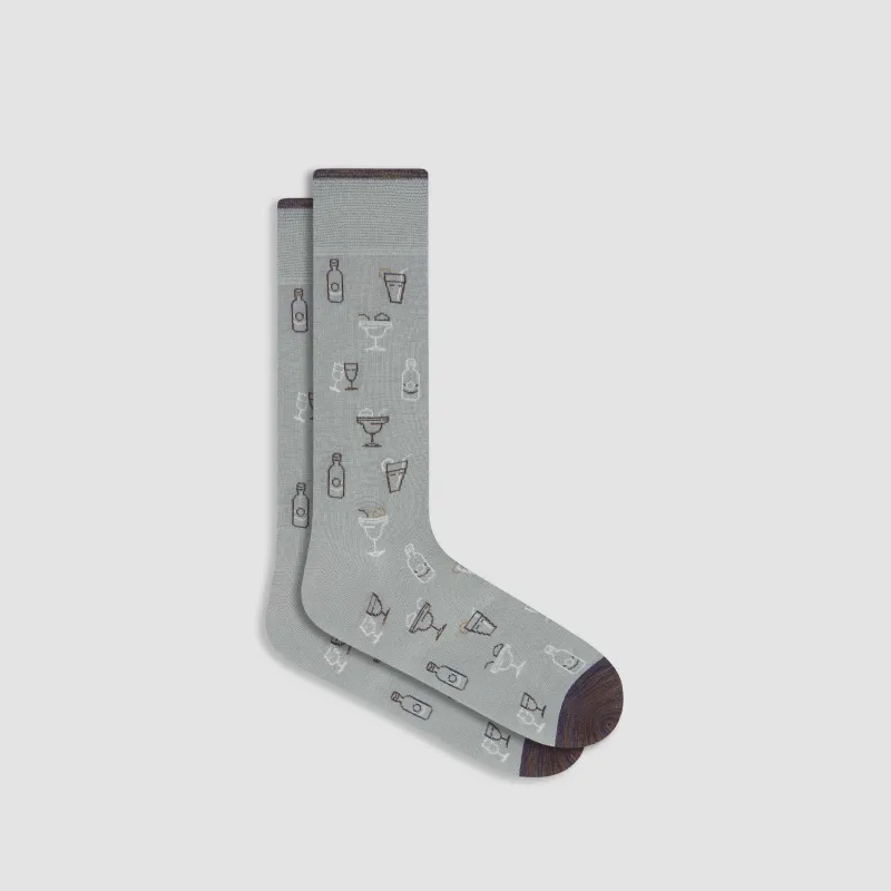 Cocktail Mid-Calf Socks sold by Bugatchi