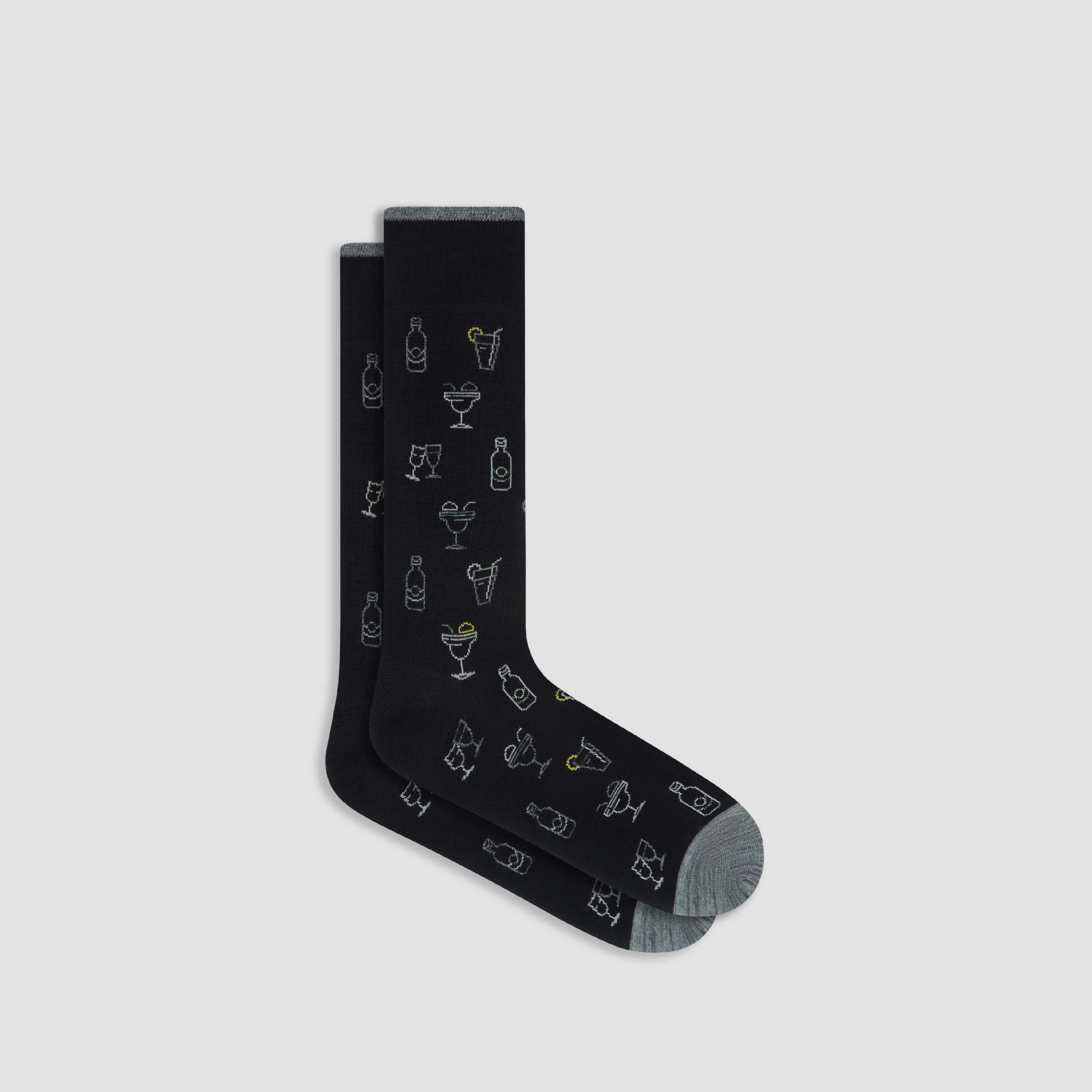 Cocktail Mid-Calf Socks sold by Bugatchi
