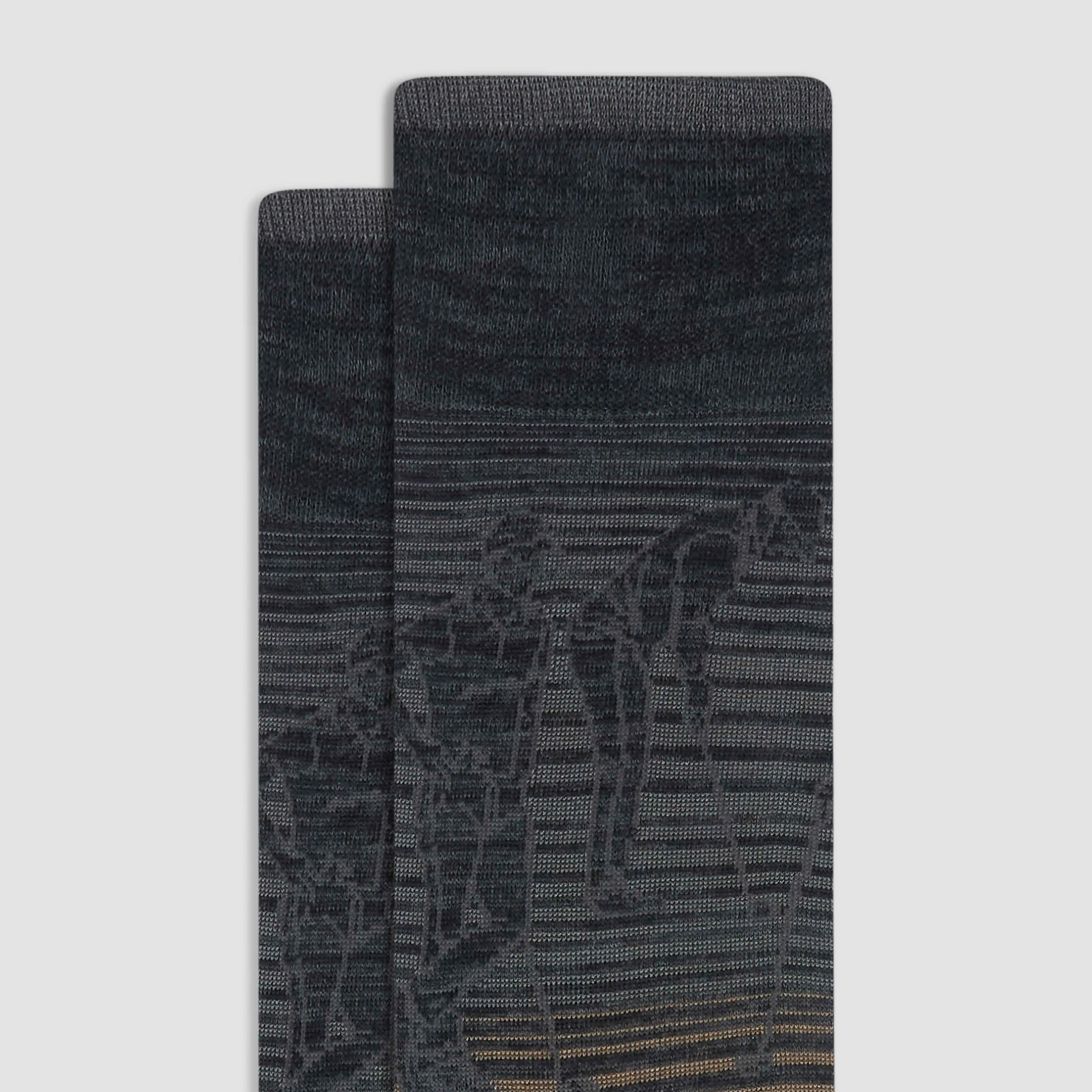Golfer Striped Mid-Calf Socks sold by Bugatchi product image thumbnail 2