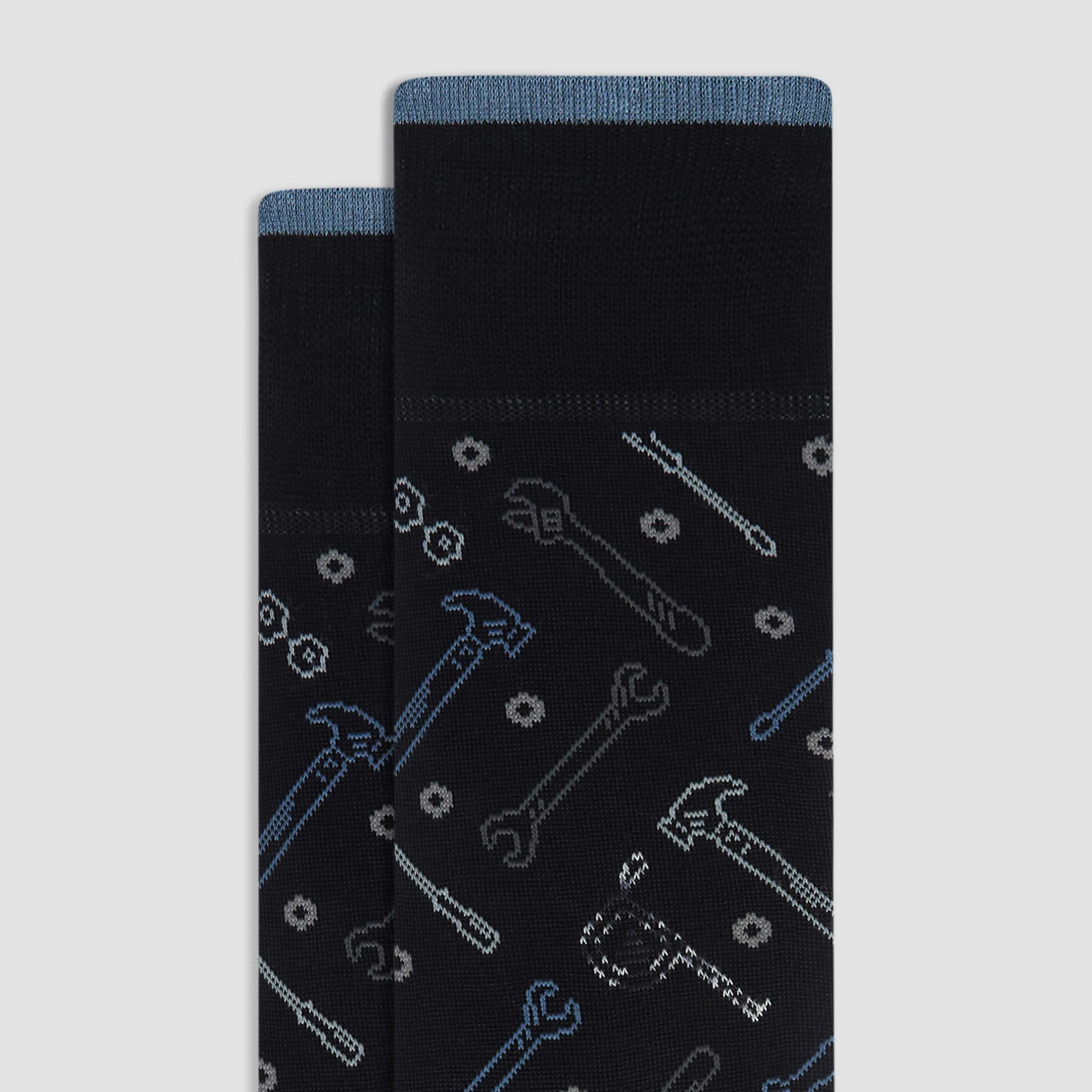 Workshop Tools Mid-Calf Socks sold by Bugatchi product image thumbnail 2