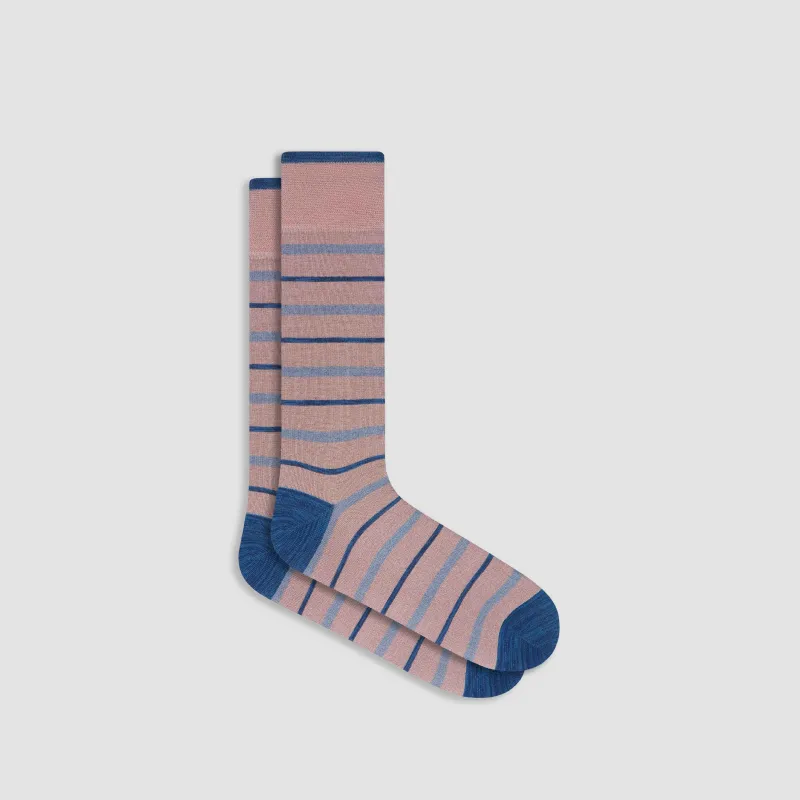 Striped Mid-Calf Socks sold by Bugatchi