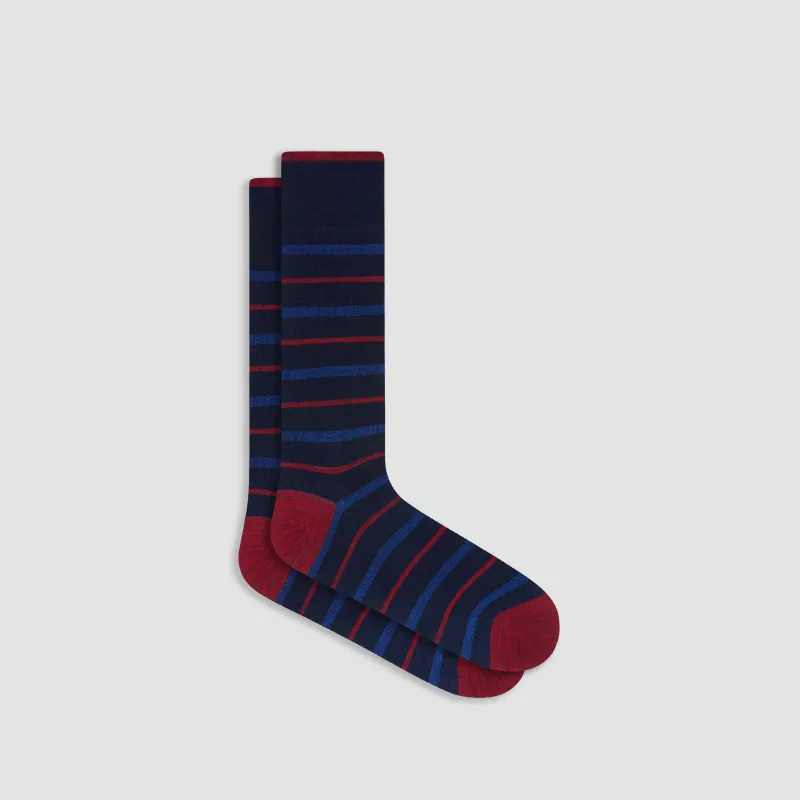 Striped Mid-Calf Socks sold by Bugatchi