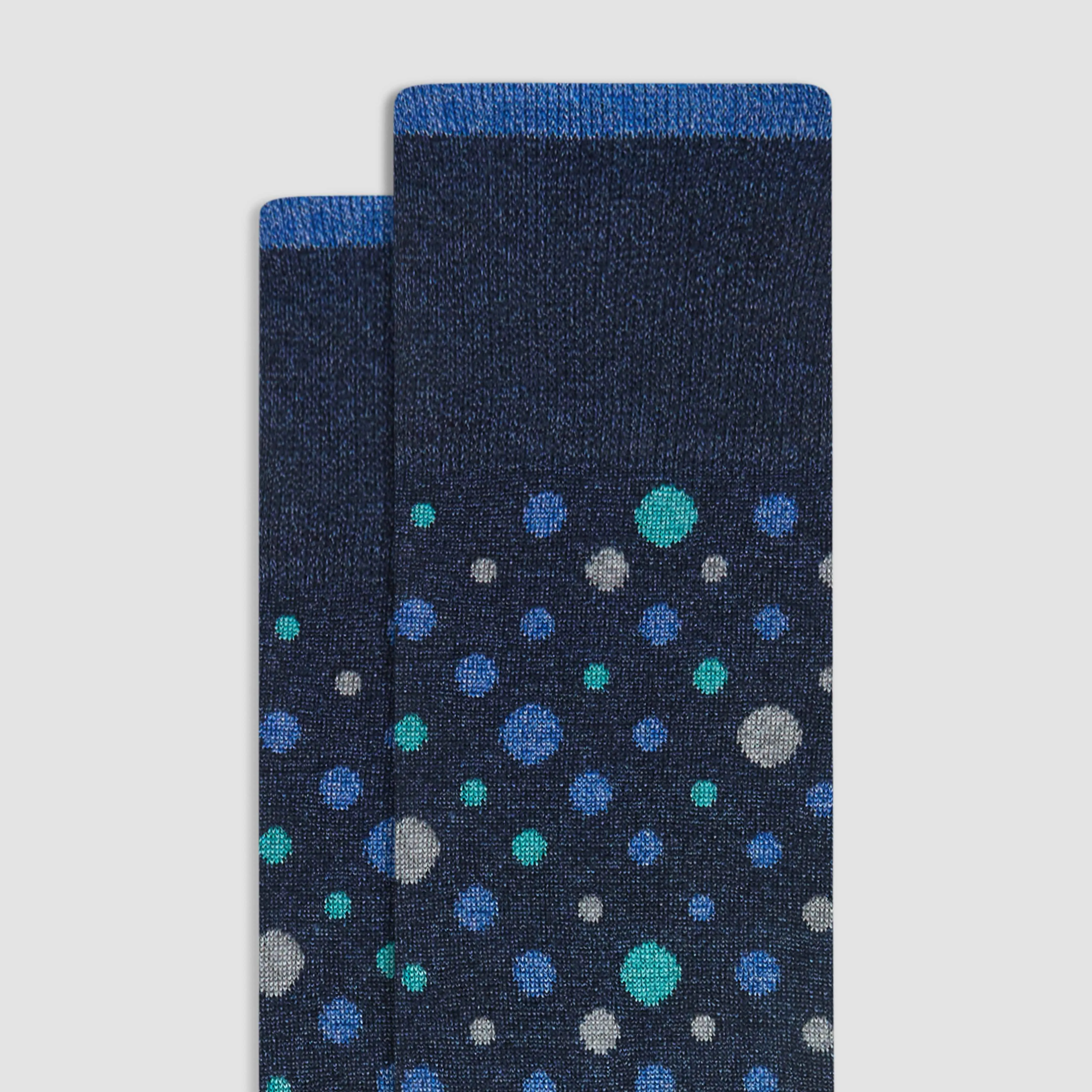 Polka Dot Mid-Calf Socks sold by Bugatchi product image thumbnail 2