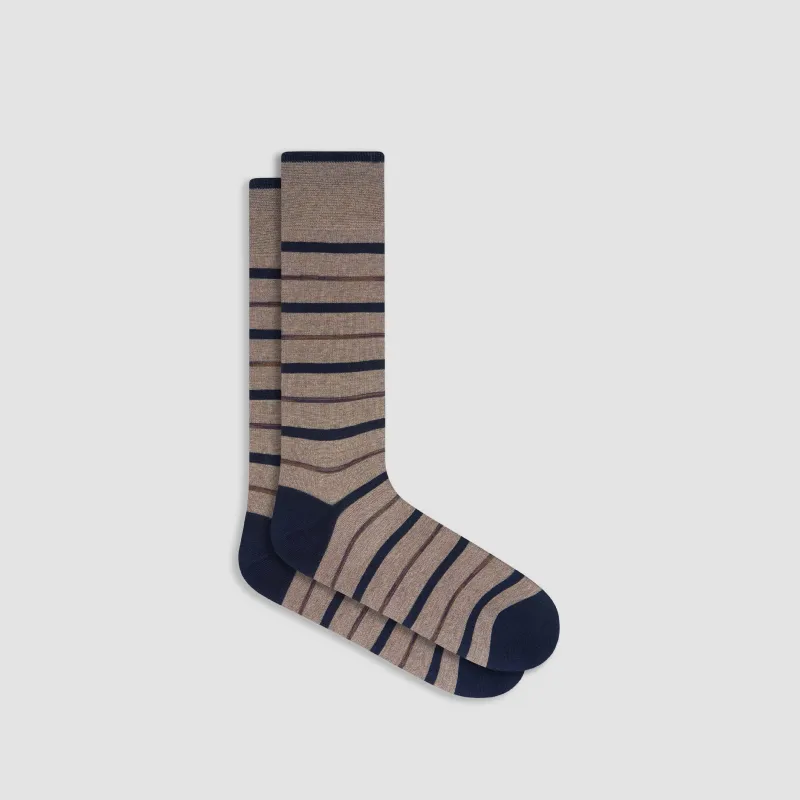 Striped Mid-Calf Socks sold by Bugatchi