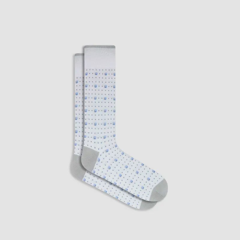 Geometric Mid-Calf Socks sold by Bugatchi