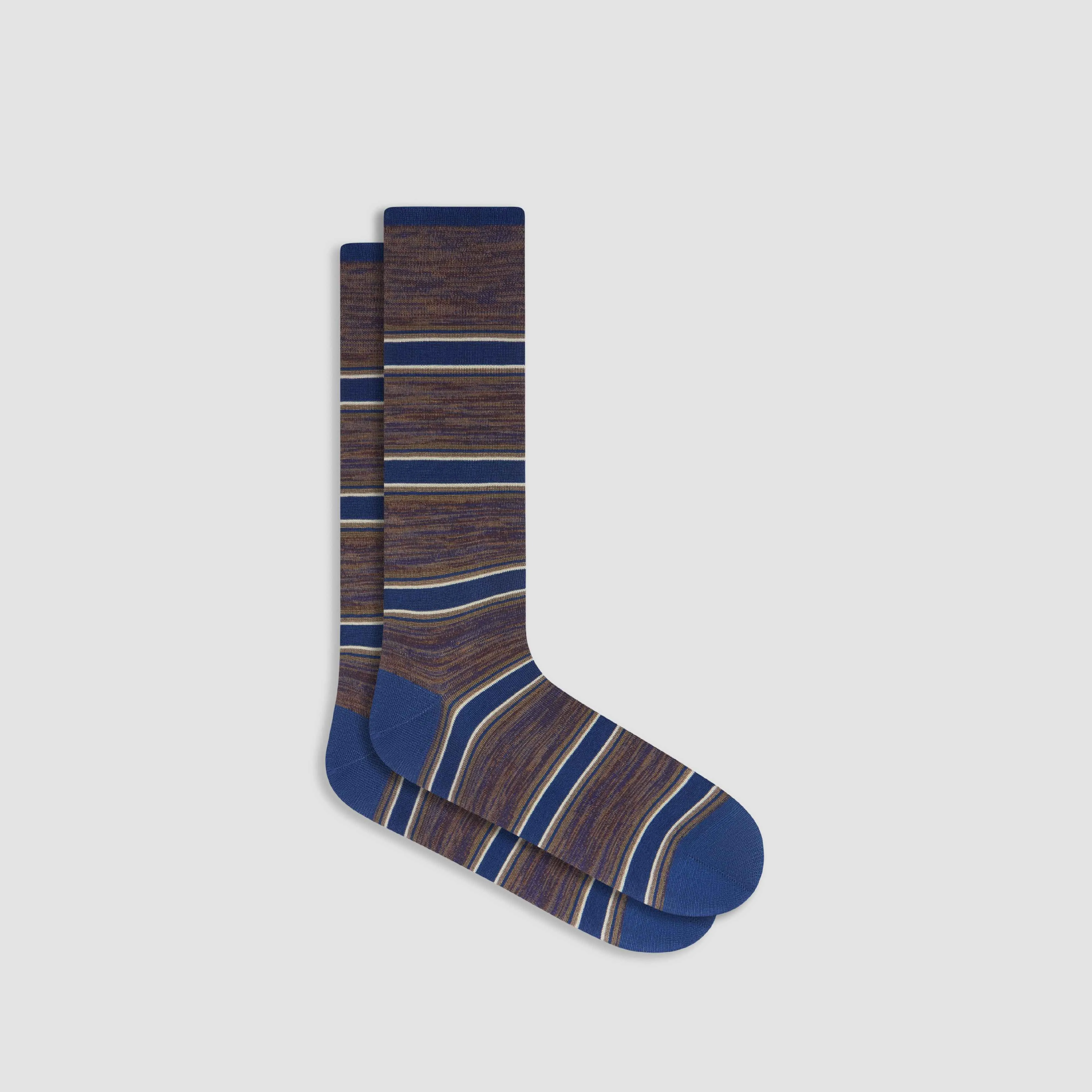 Striped Mid-Calf Socks sold by Bugatchi