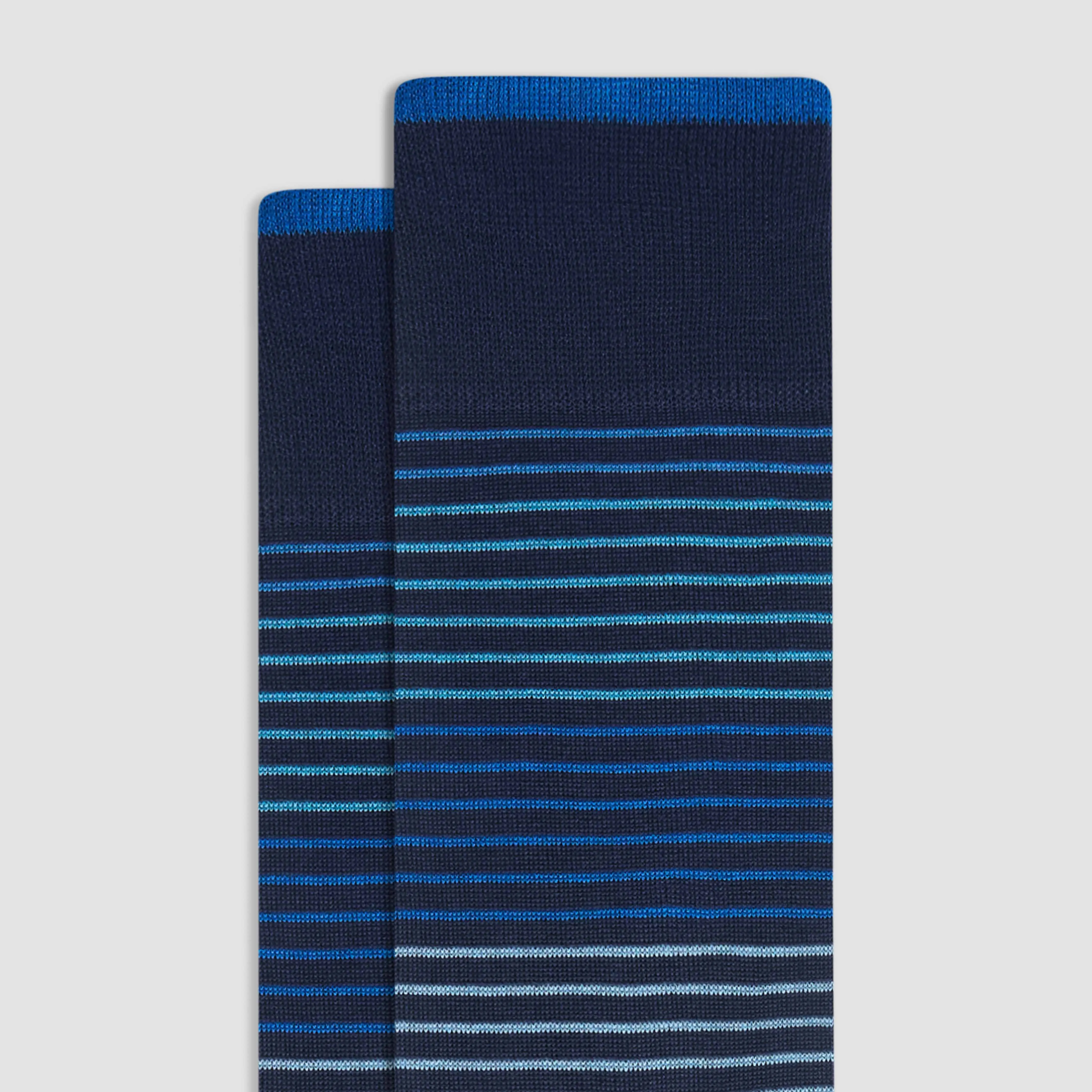 Striped Mid-Calf Socks sold by Bugatchi product image thumbnail 2