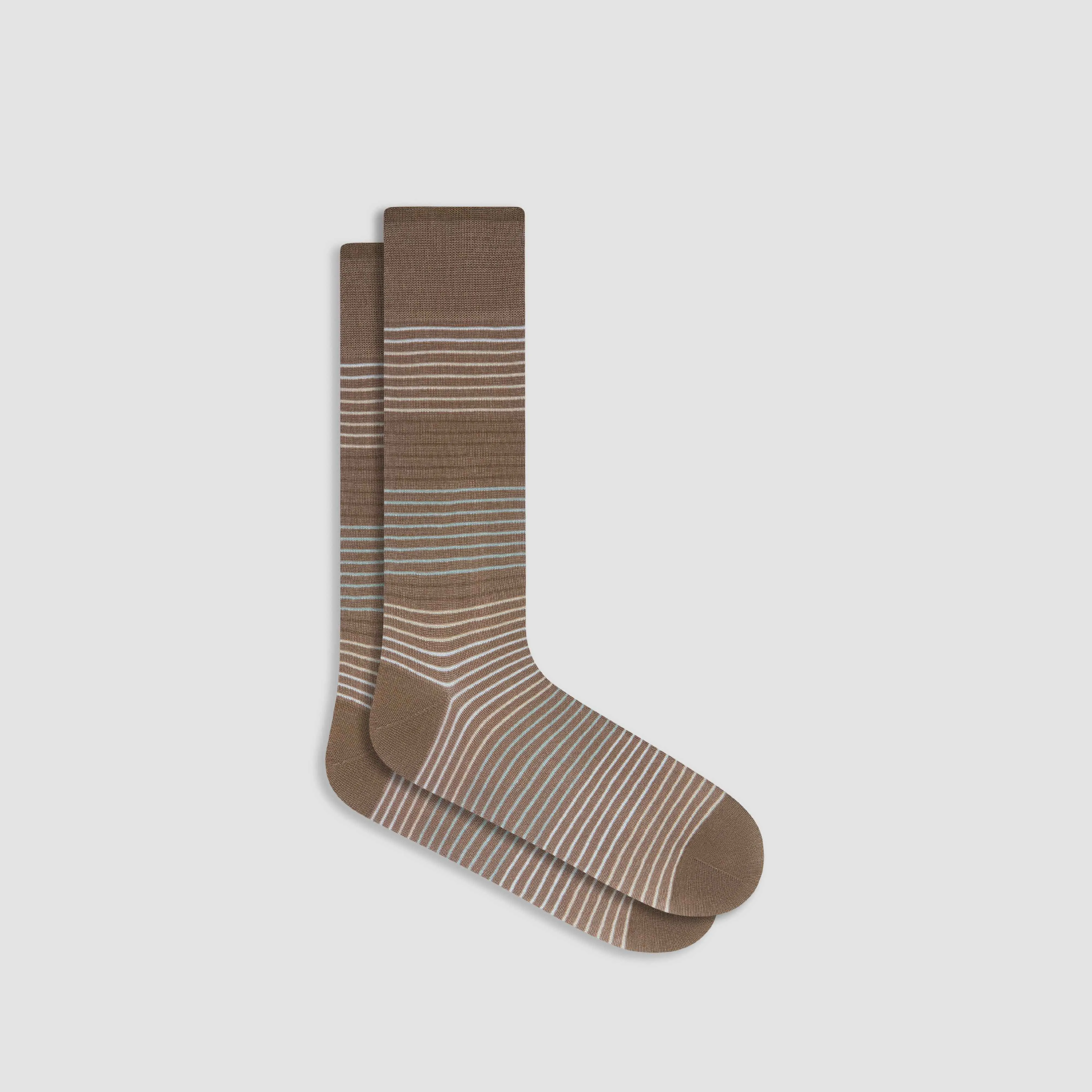 Striped Mid-Calf Socks sold by Bugatchi