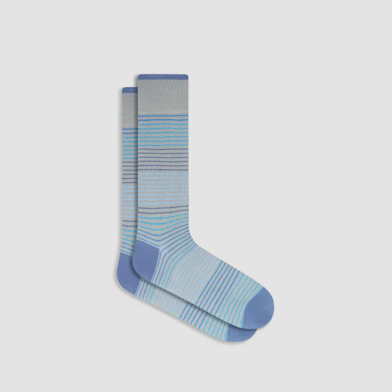Striped Mid-Calf Socks sold by Bugatchi