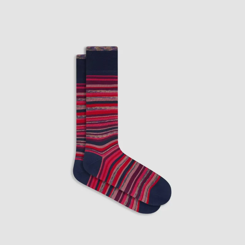 Striped Mid-Calf Socks sold by Bugatchi