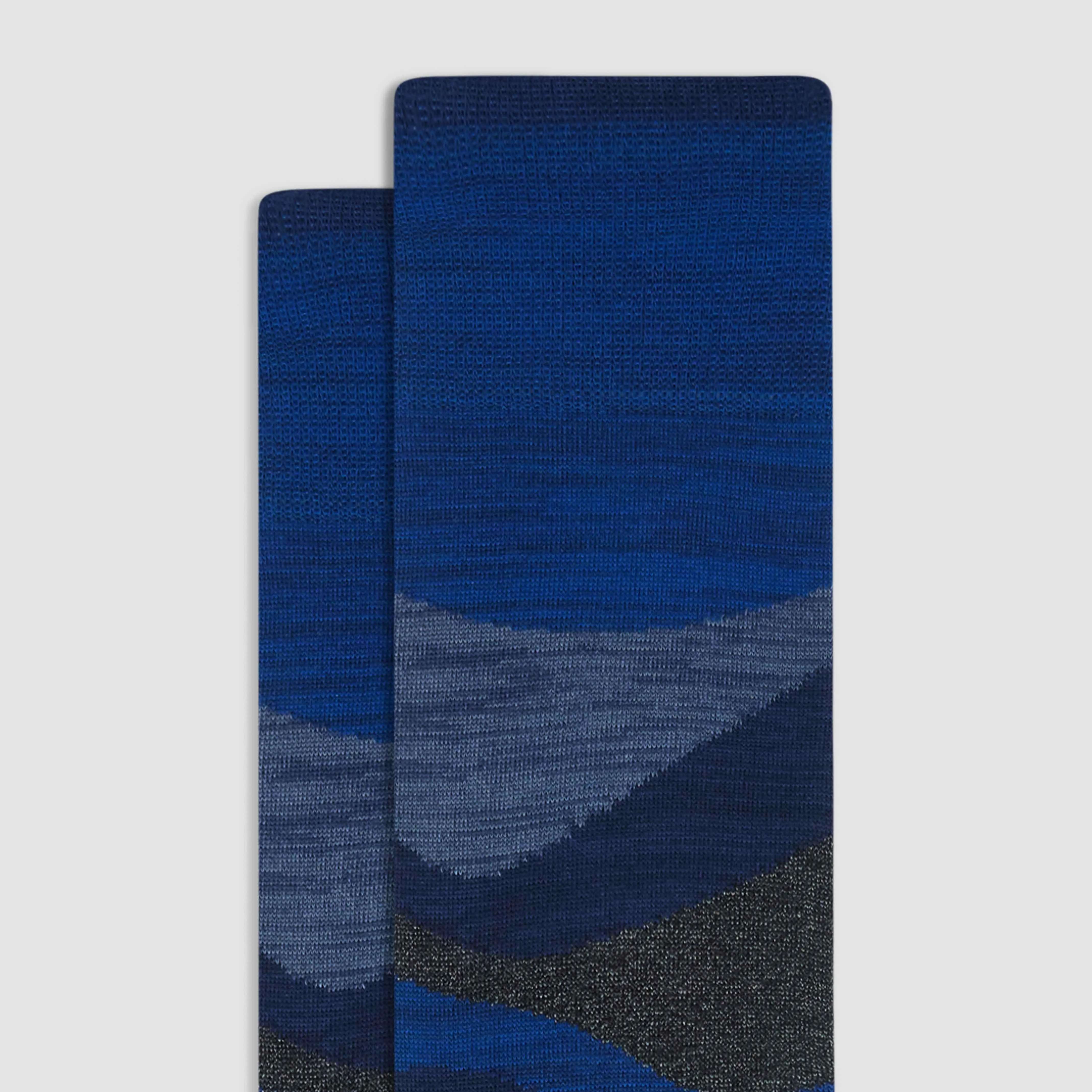Abstract Wave Mid-Calf Socks sold by Bugatchi product image thumbnail 2