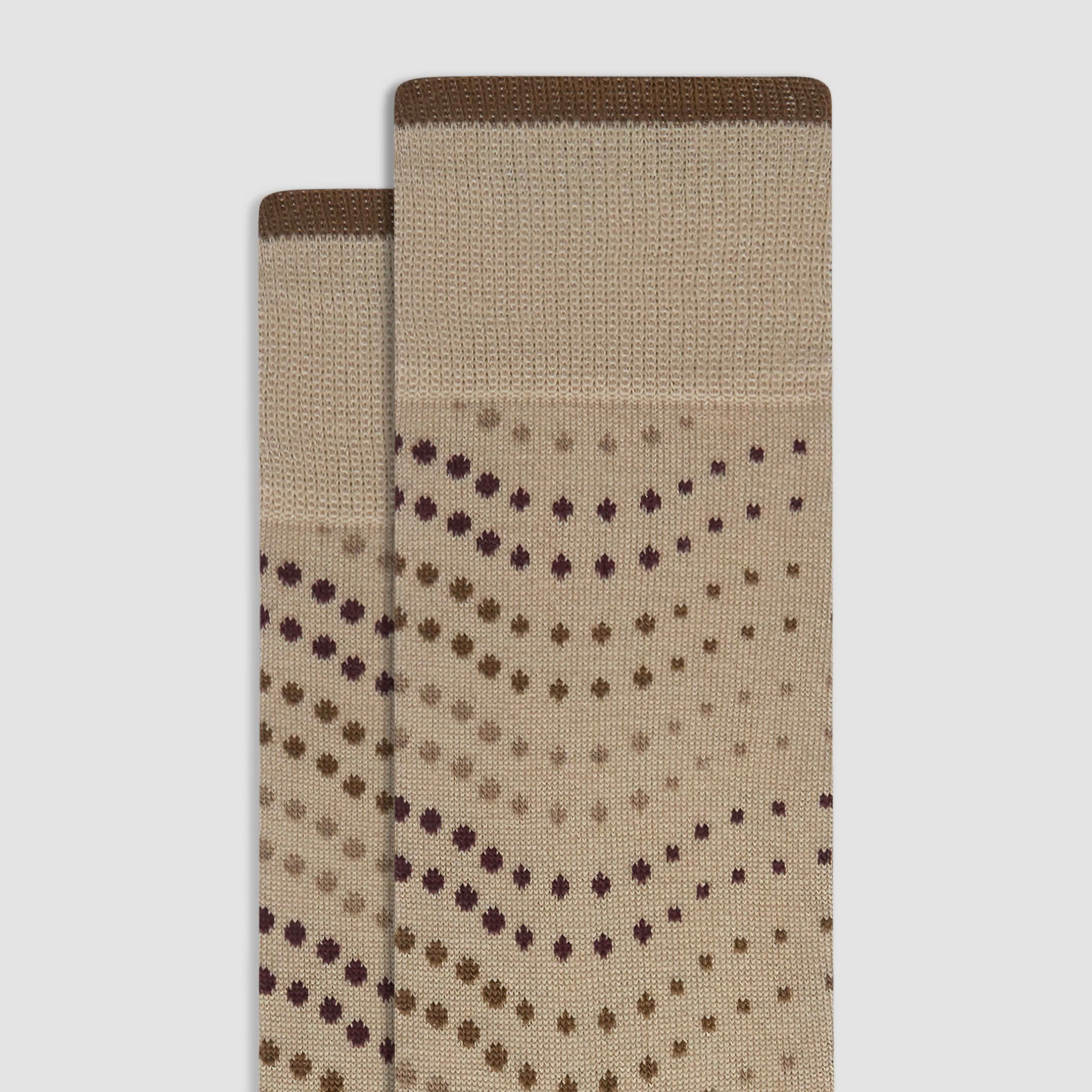 Dot Wave Cashmere Mid-Calf Socks sold by Bugatchi product image thumbnail 2