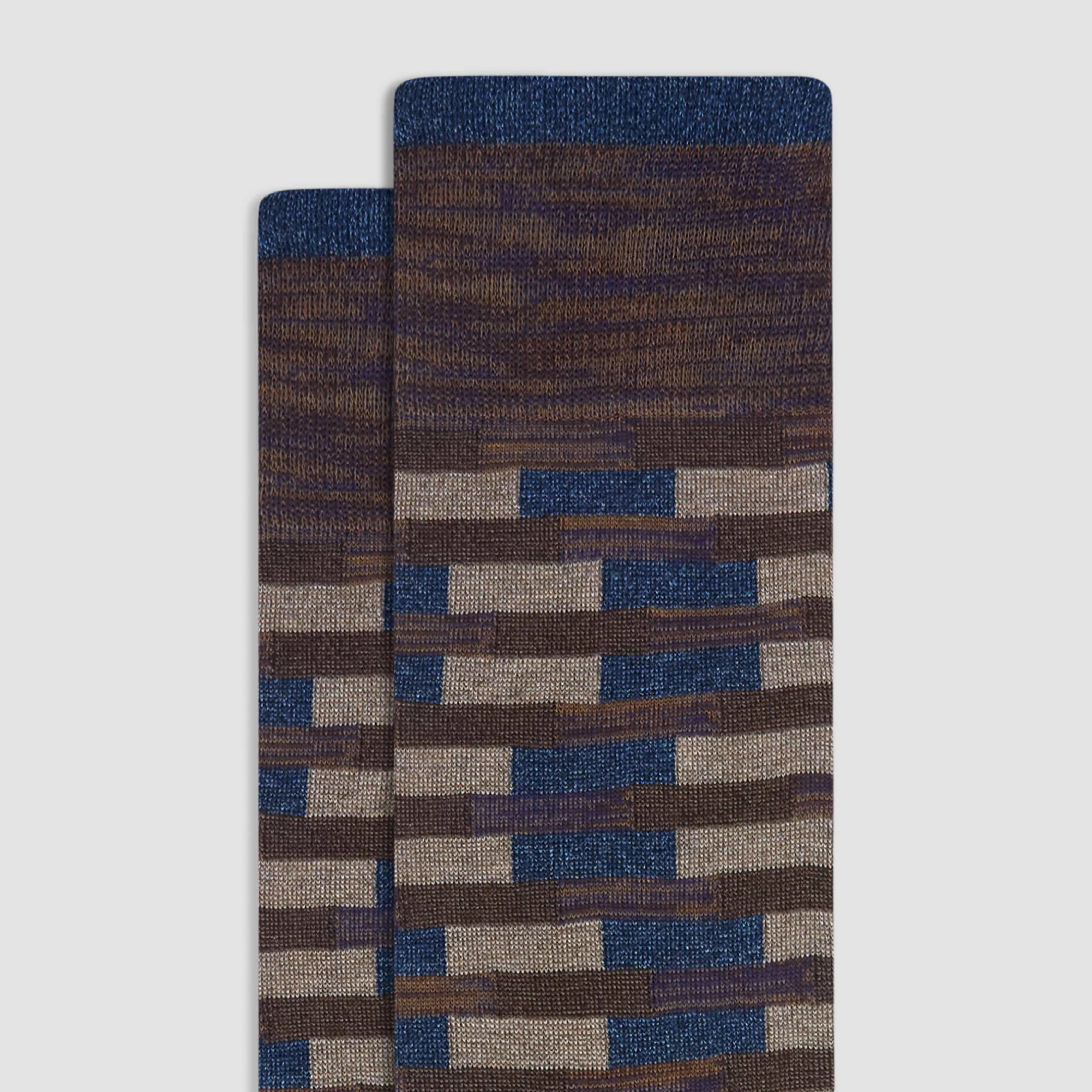 Stair-Step Mid-Calf Socks sold by Bugatchi product image thumbnail 2