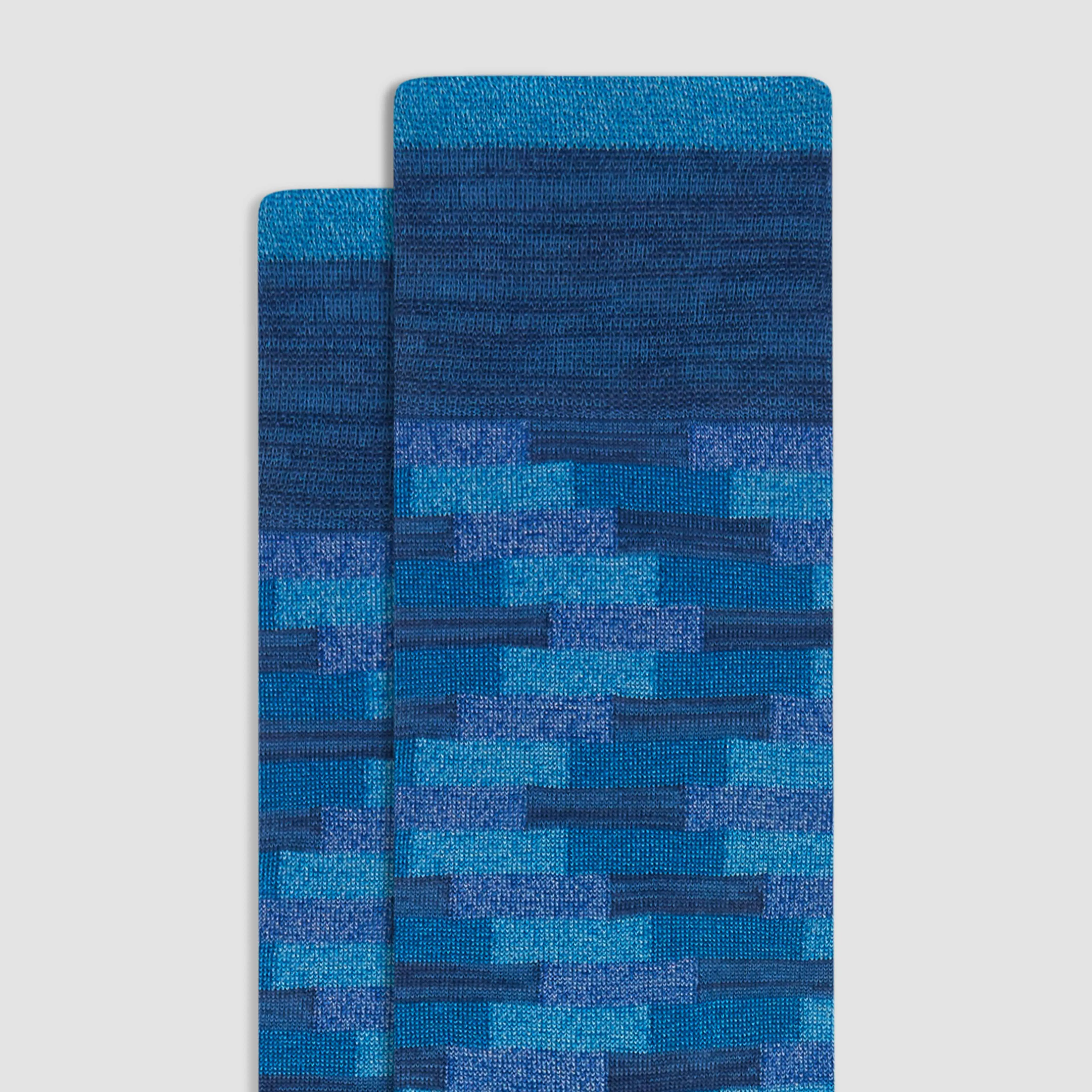 Stair-Step Mid-Calf Socks sold by Bugatchi product image thumbnail 2