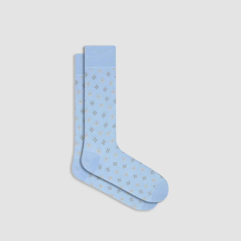 Geometric Mid-Calf Socks sold by Bugatchi