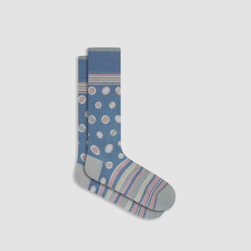 Mixed Media Mid-Calf Socks sold by Bugatchi