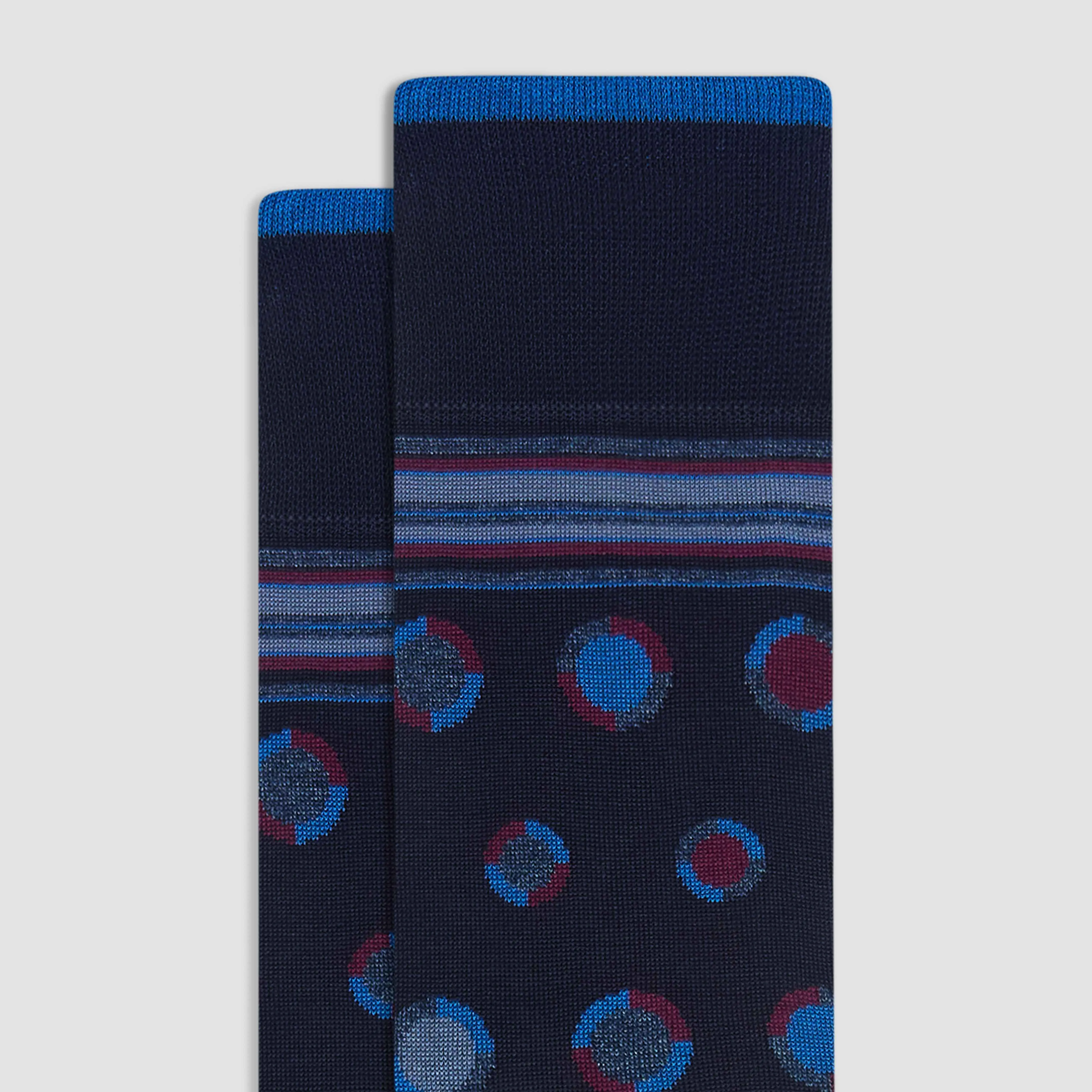 Mixed Media Mid-Calf Socks sold by Bugatchi product image thumbnail 2