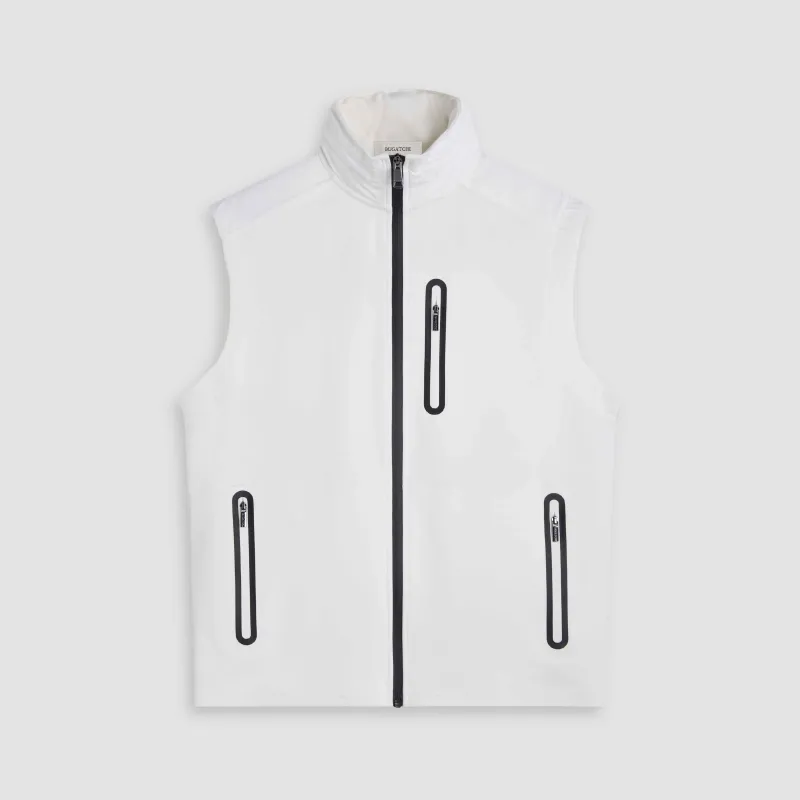 Soft Touch Performance Nylon Hooded Vest sold by Bugatchi