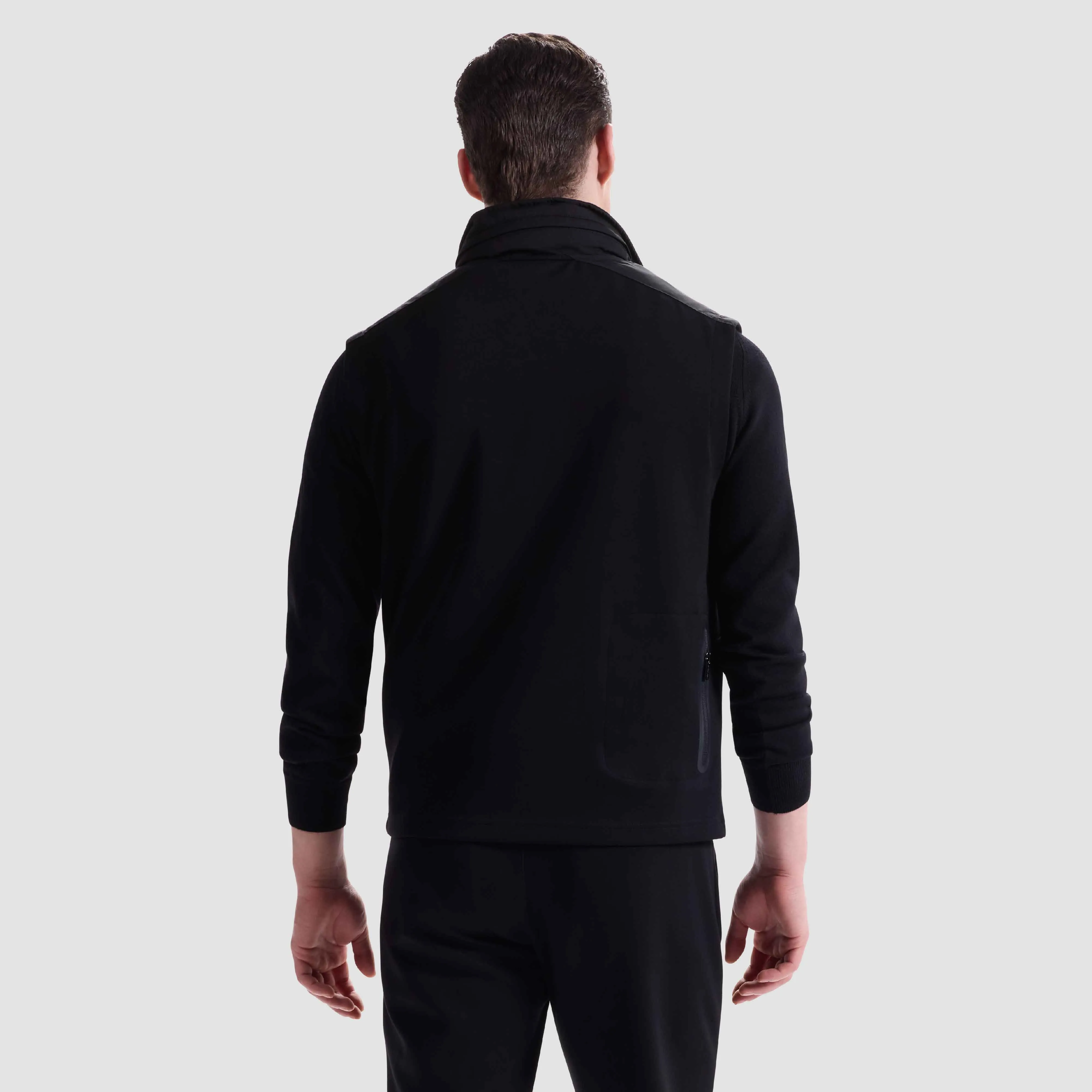 Soft Touch Performance Nylon Hooded Vest sold by Bugatchi product image thumbnail 4