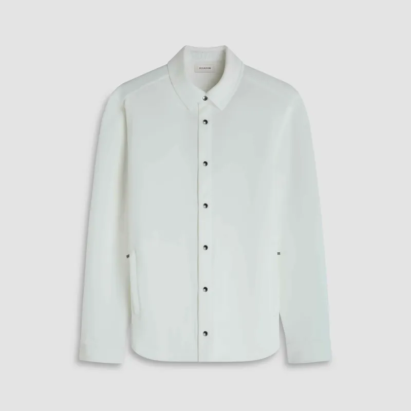 Soft Touch Snap Front Shirt Jacket sold by Bugatchi