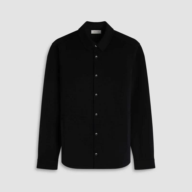 Soft Touch Snap Front Shirt Jacket sold by Bugatchi