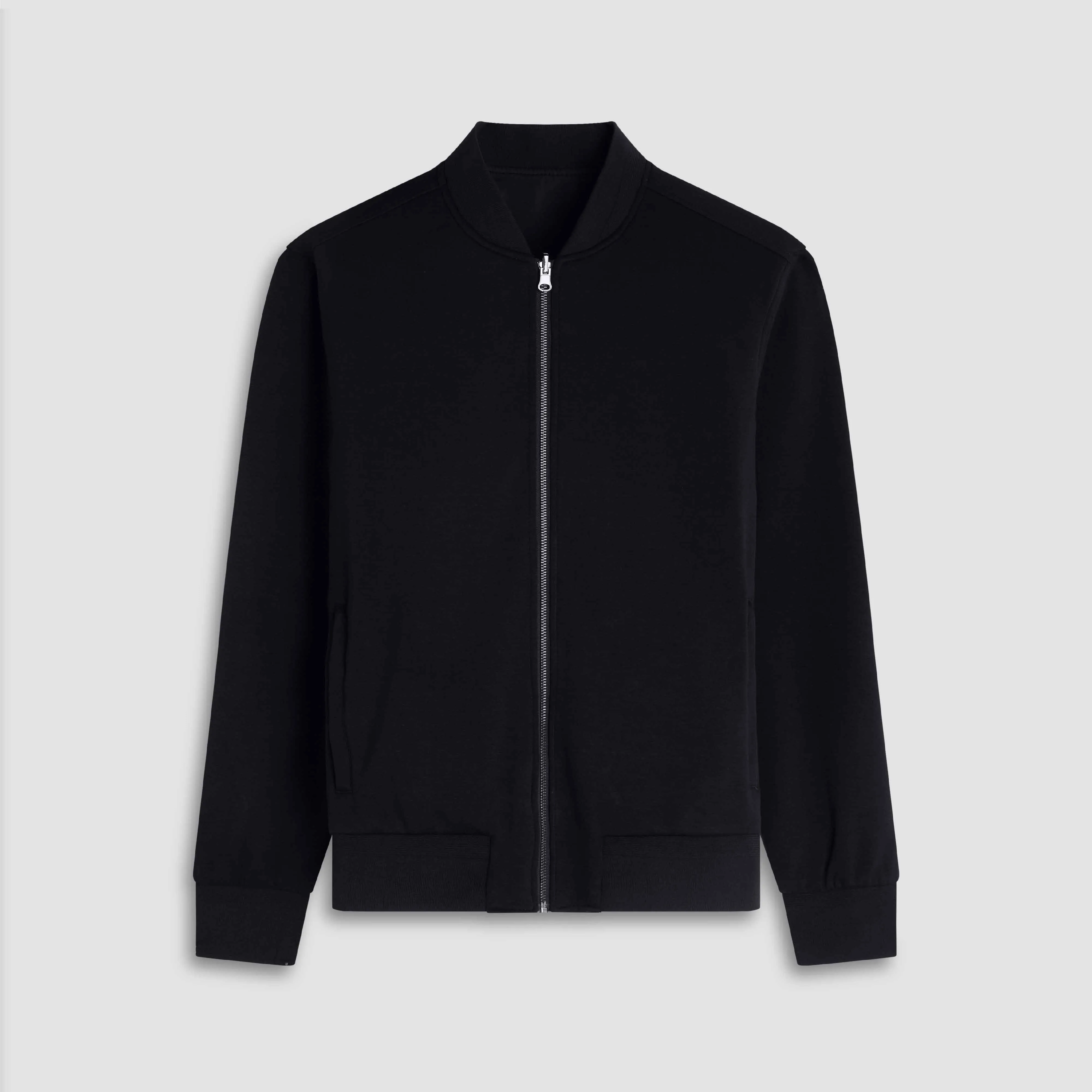 Soft Touch Reversible Baseball Jacket sold by Bugatchi