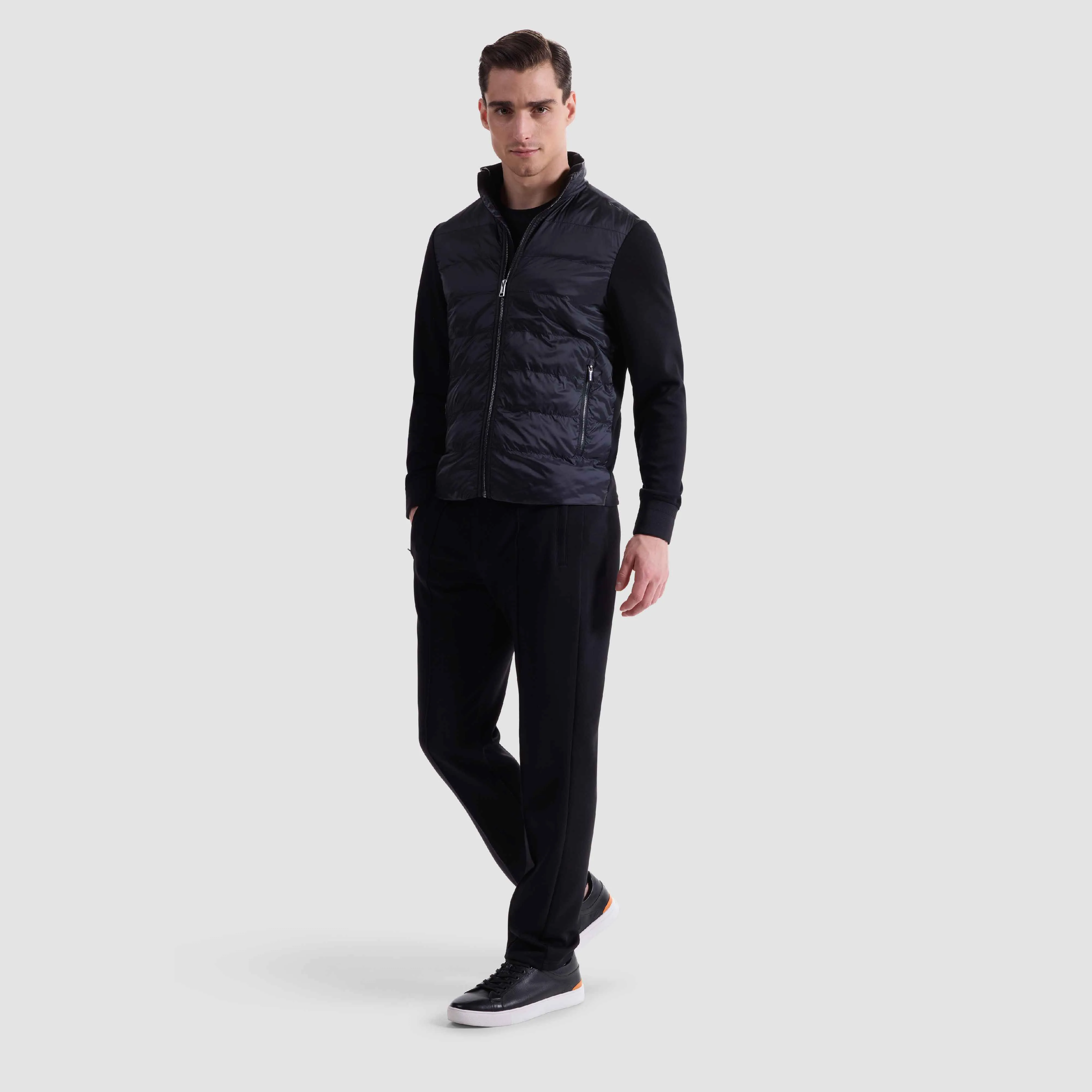 Soft Touch Quilted Front Performance Knit Jacket sold by Bugatchi product image thumbnail 5