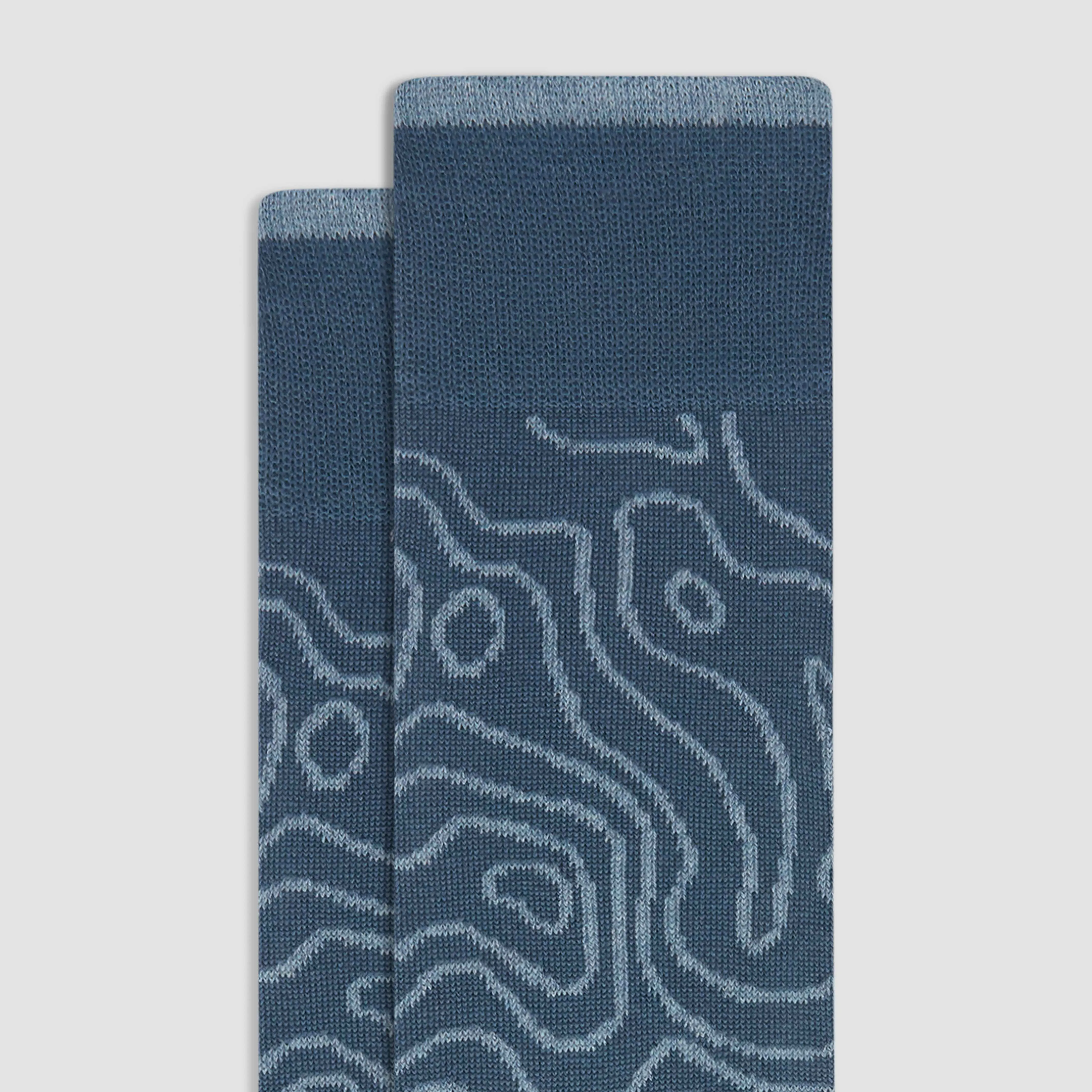 Abstract Cashmere Mid-Calf Socks sold by Bugatchi product image thumbnail 2