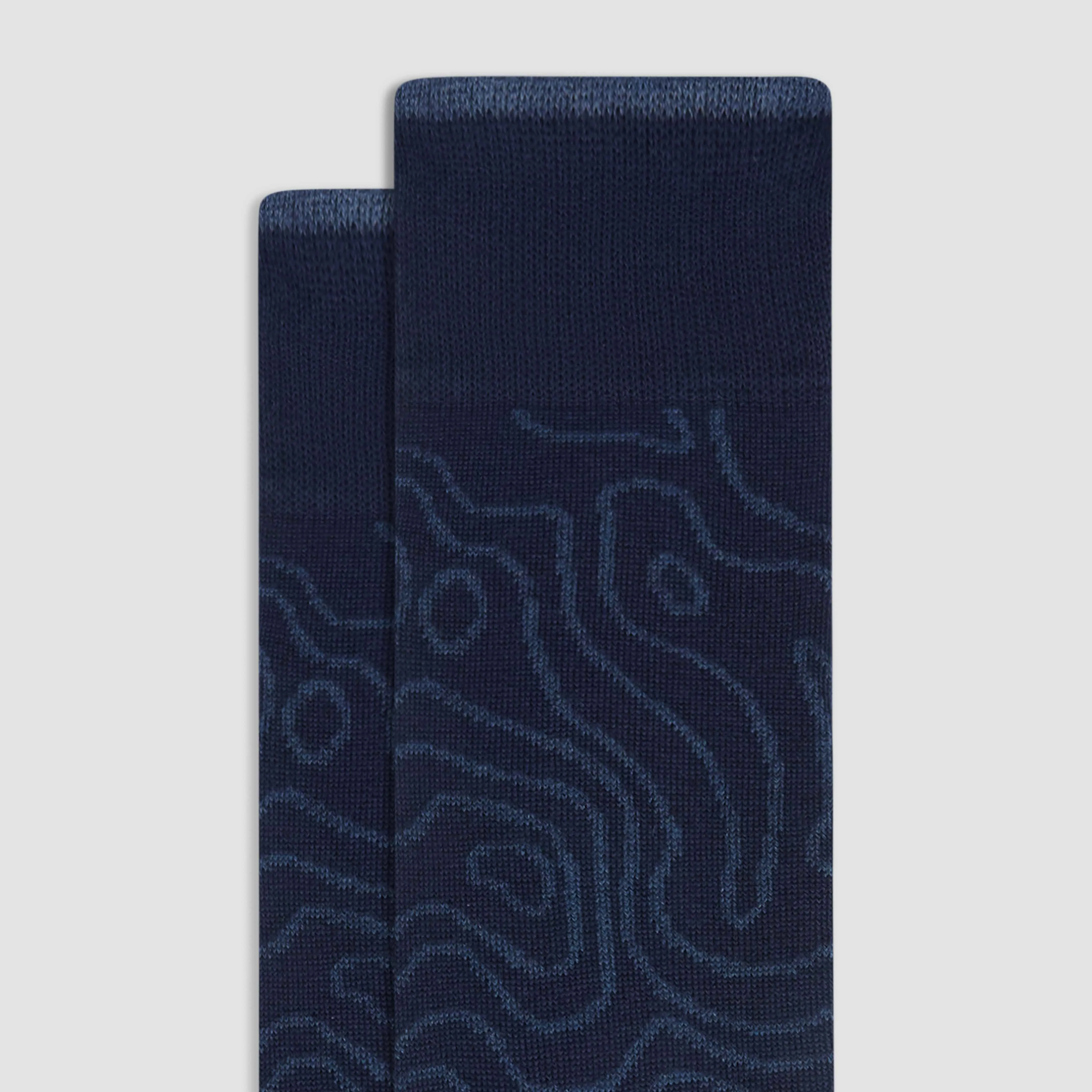 Abstract Cashmere Mid-Calf Socks sold by Bugatchi product image thumbnail 2