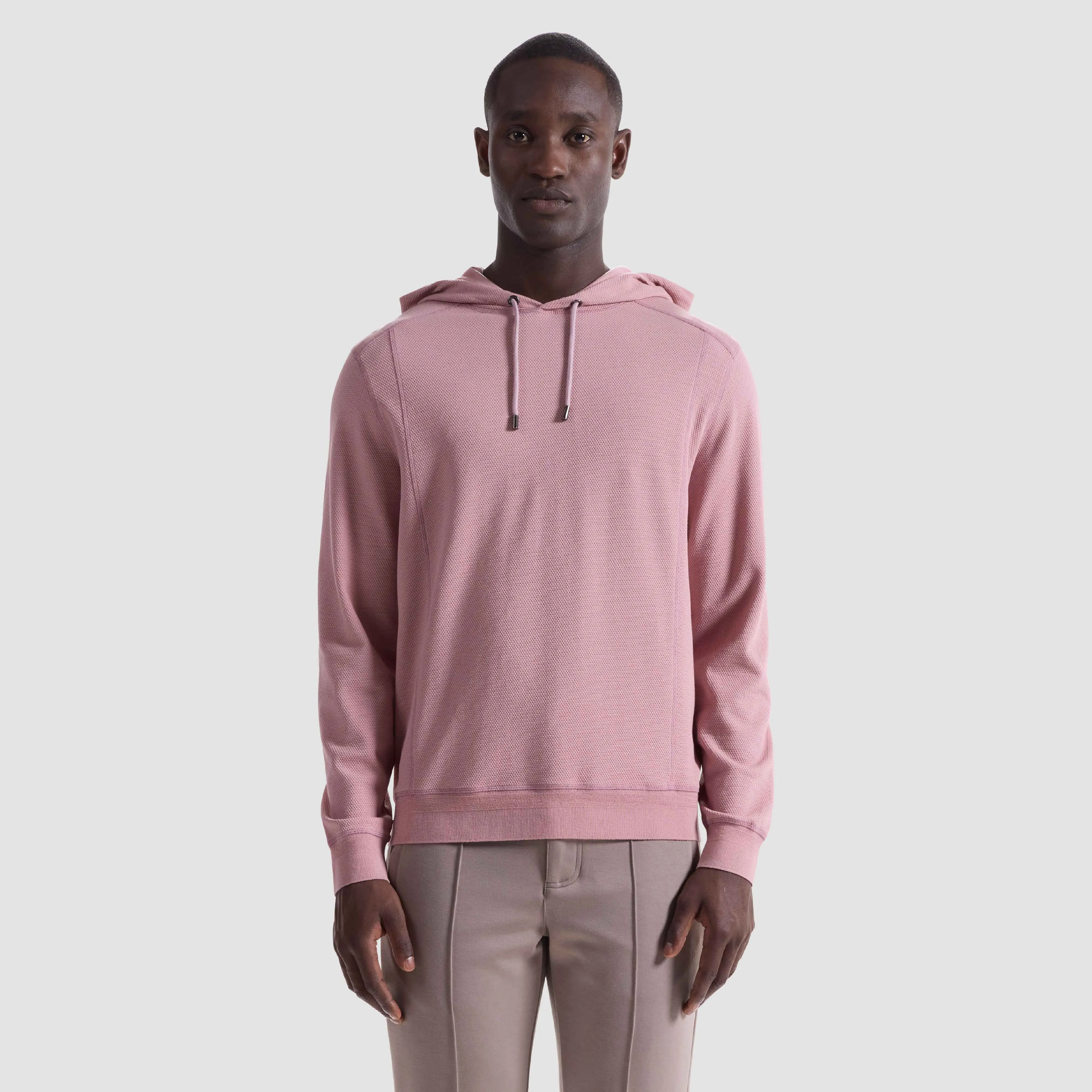 Pique Hoodie Pullover sold by Bugatchi product image thumbnail 2