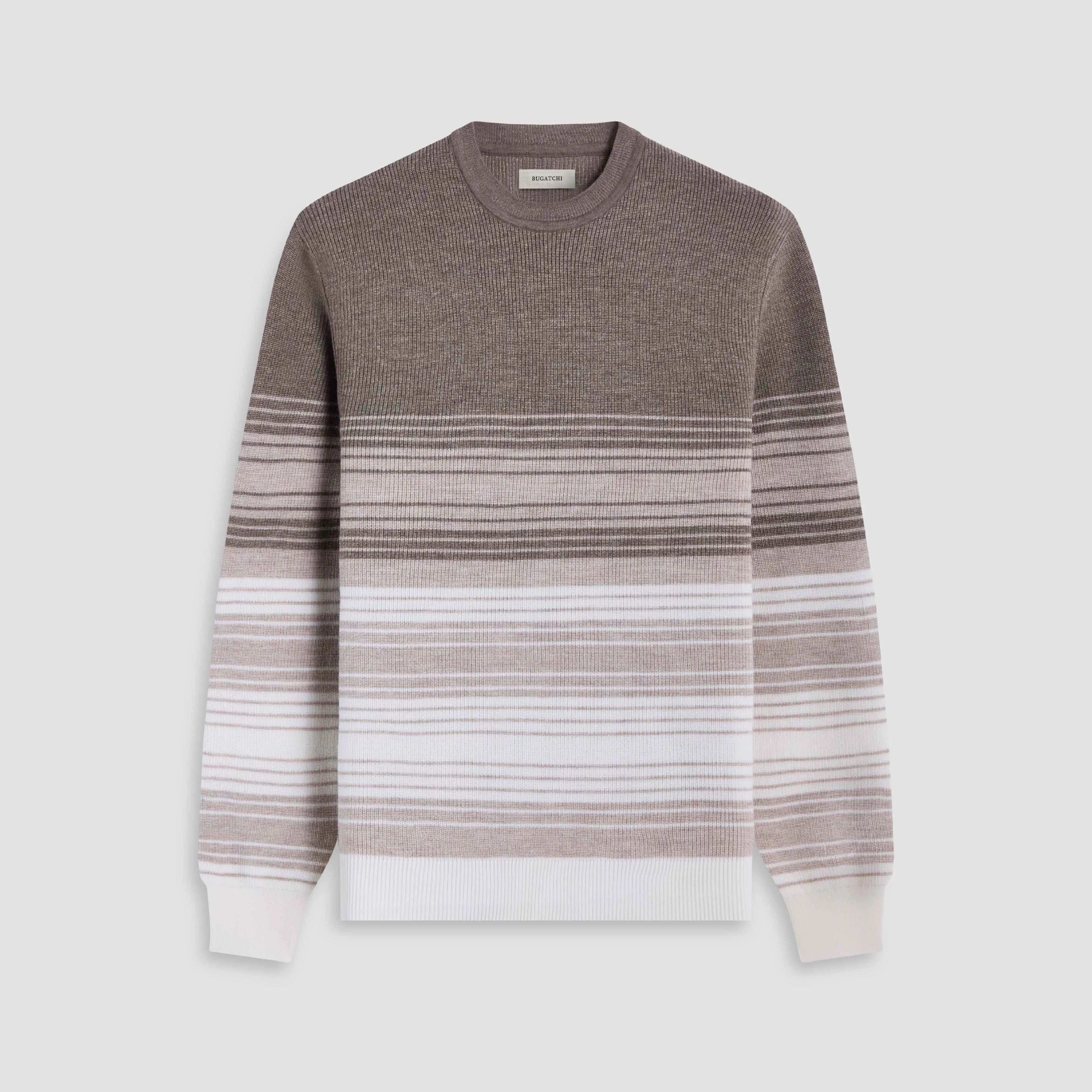 Ombre Stripe Crewneck Sweater sold by Bugatchi product image thumbnail 2