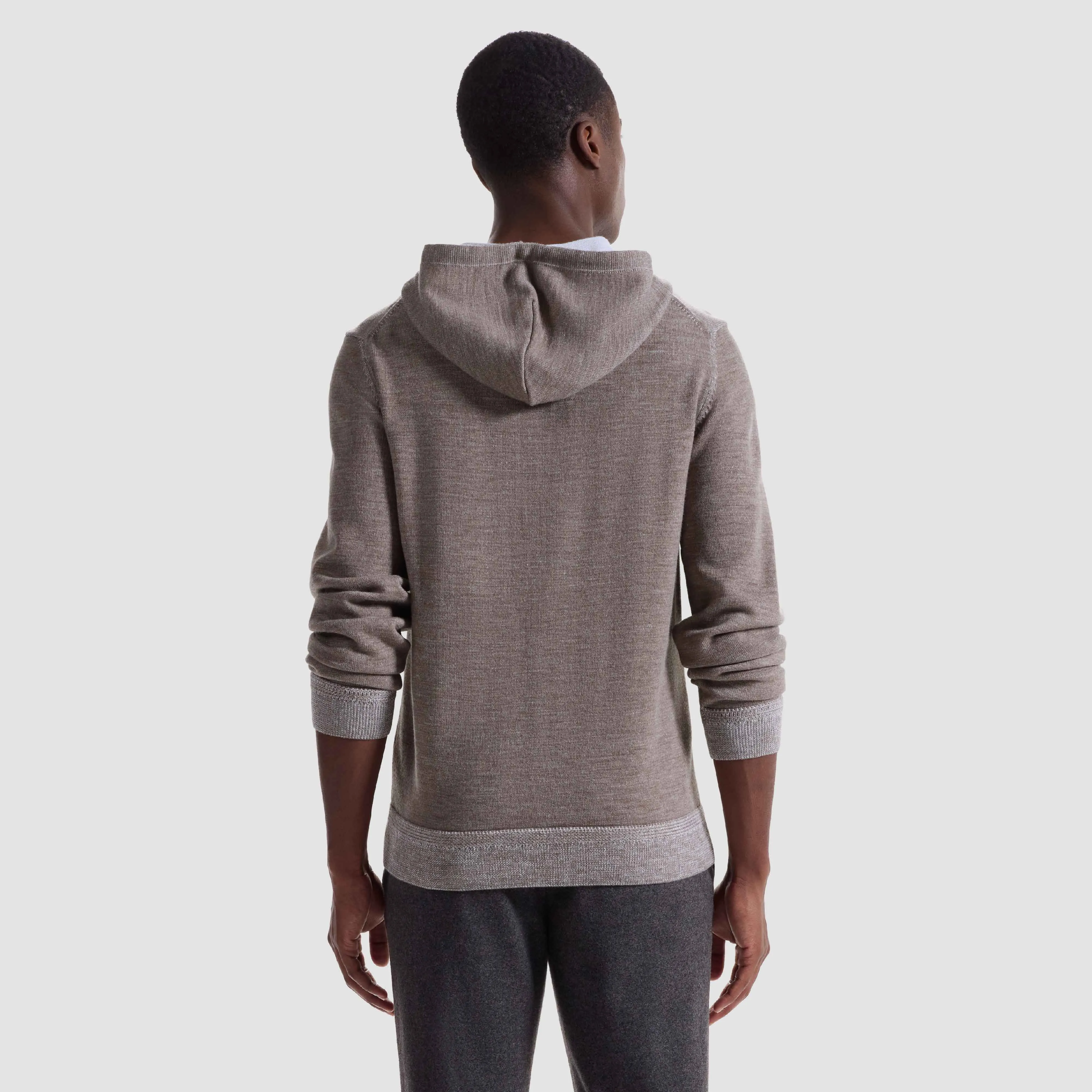 Melange Hoodie Sweater sold by Bugatchi product image thumbnail 4
