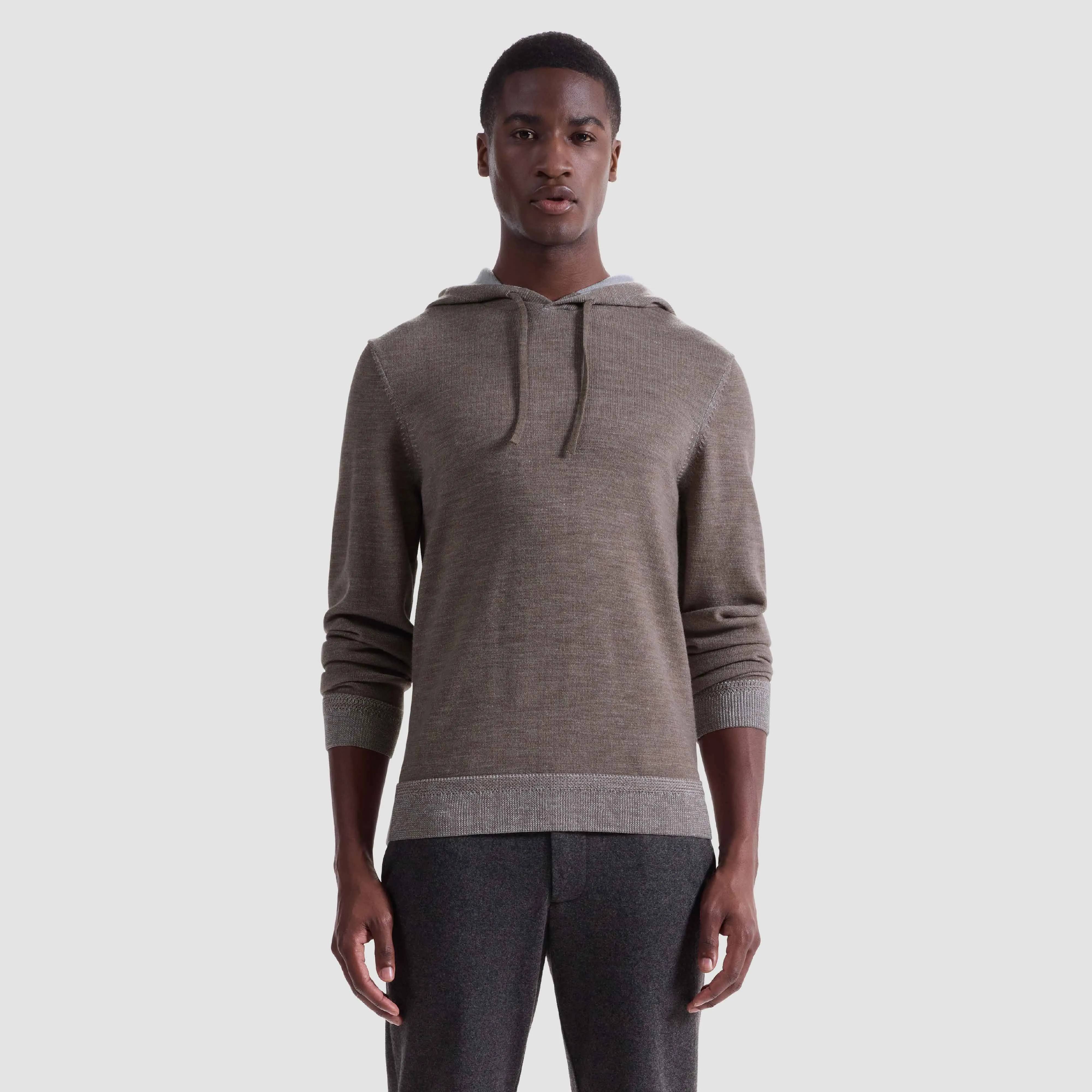 Melange Hoodie Sweater sold by Bugatchi product image thumbnail 2