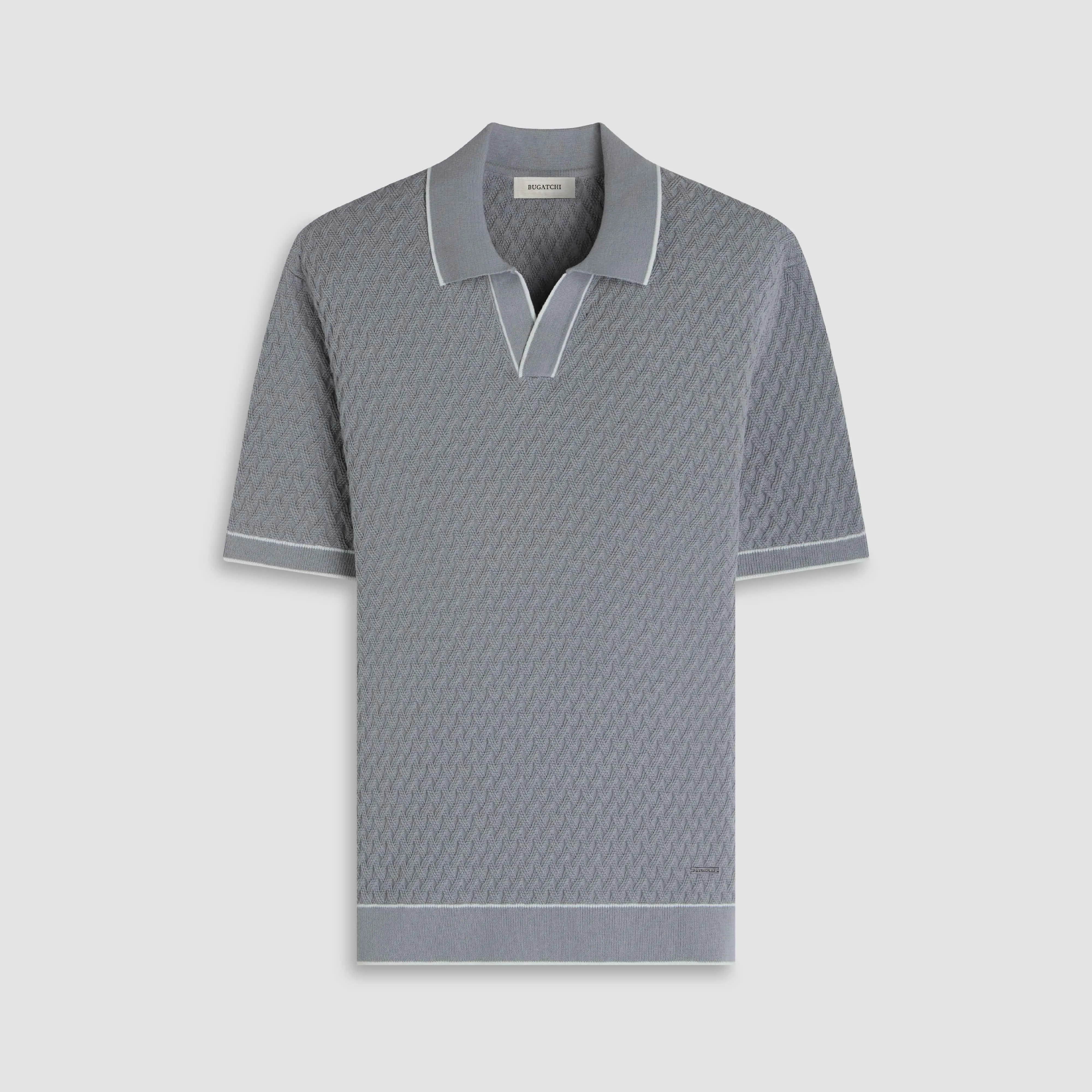 Diamond Cable Polo Sweater sold by Bugatchi