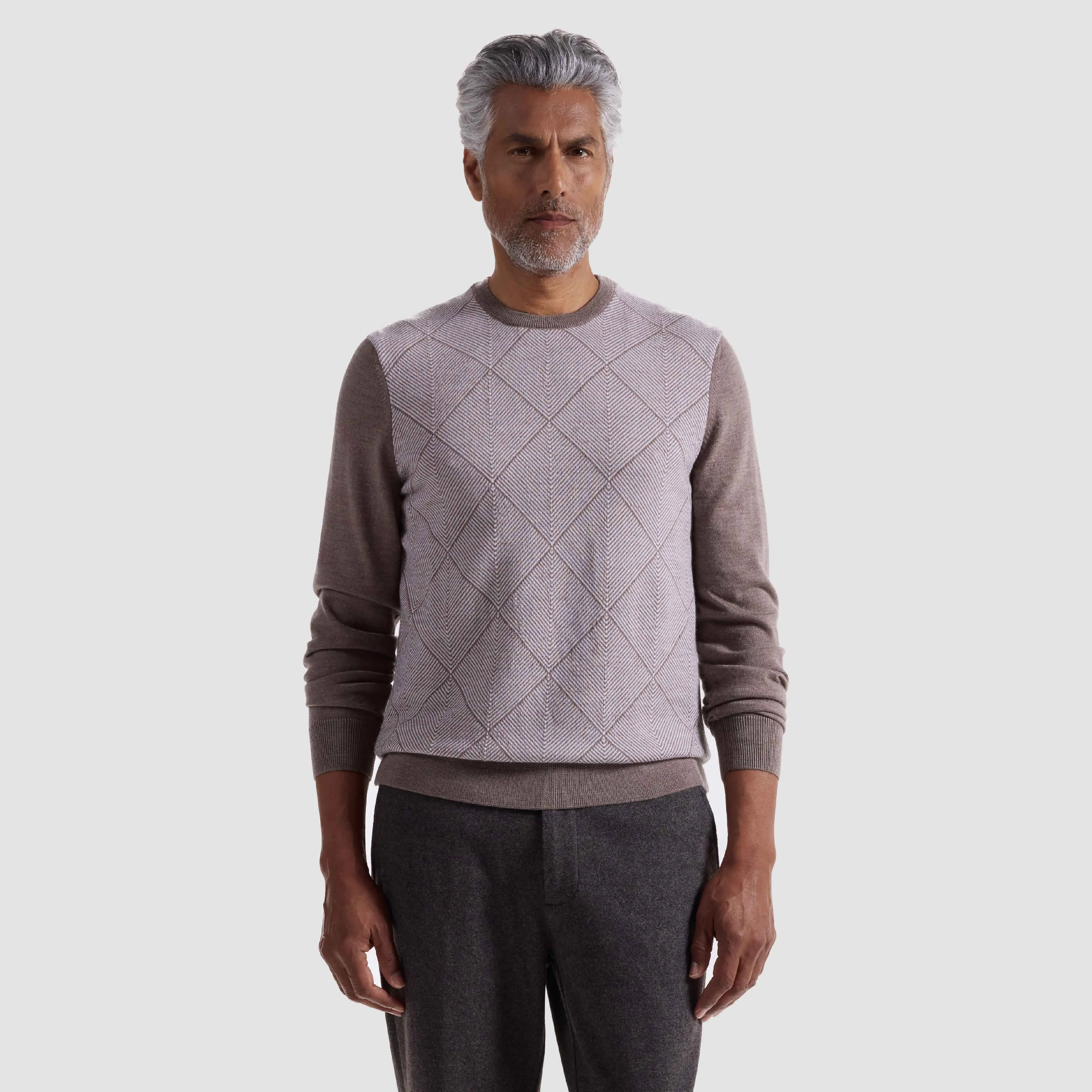 Diamond Crewneck Sweater sold by Bugatchi product image thumbnail 2