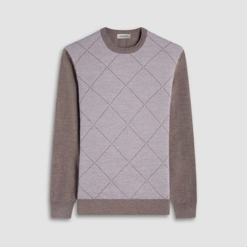 Diamond Crewneck Sweater sold by Bugatchi