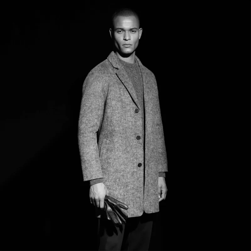 Herringbone Coat sold by Bugatchi