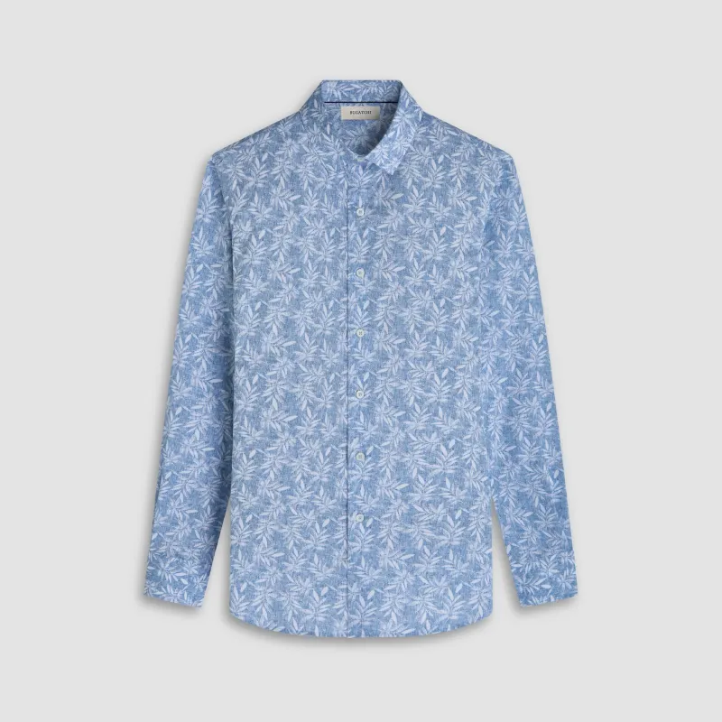 Julian Leaf Print Shirt sold by Bugatchi