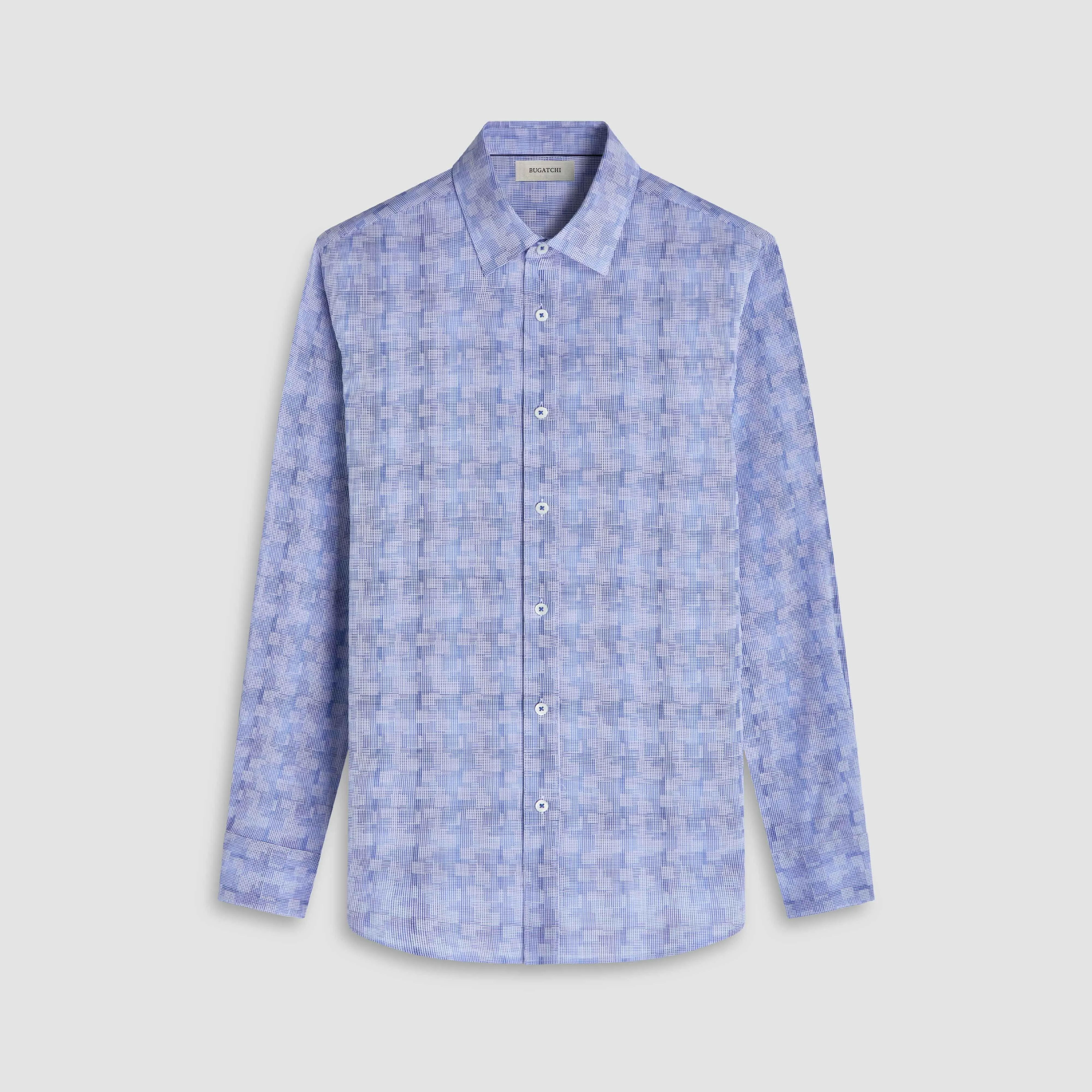 Julian Pin Check Shirt sold by Bugatchi